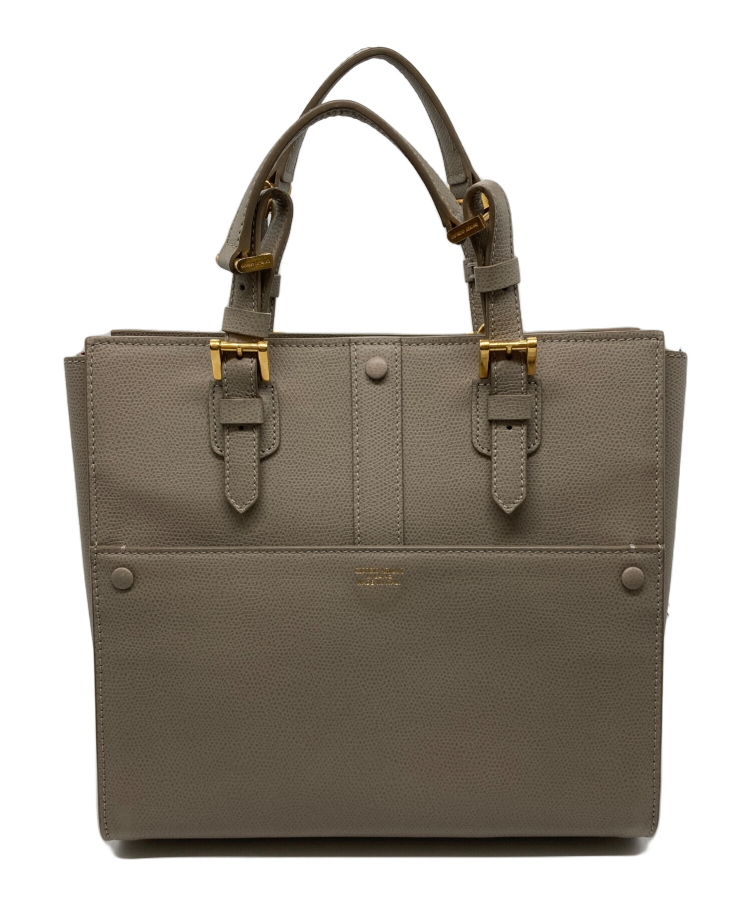 中古・古着通販】GIORGIO ARMANI (ジョルジョアルマーニ) レザートート 中古・古着通販】GIORGIO ARMANI (ジョルジョアルマーニ) レザートート