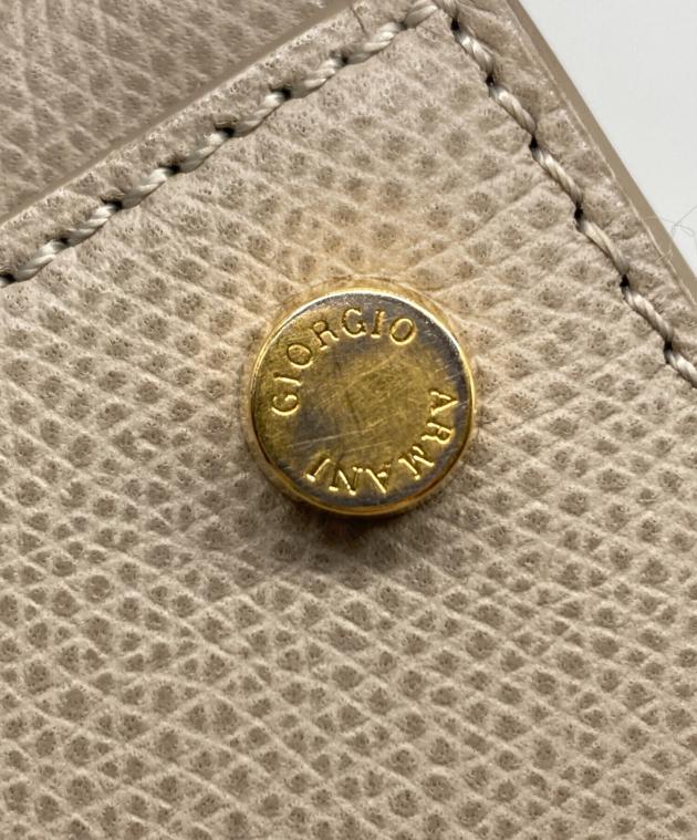 ジョルジオ・アルマーニ ハンドバック ビジュー装飾 中古美品 型崩れ少 GIORGIO ARMANI ジョルジオアルマーニ ハンドバッグ パイソン ベージュ