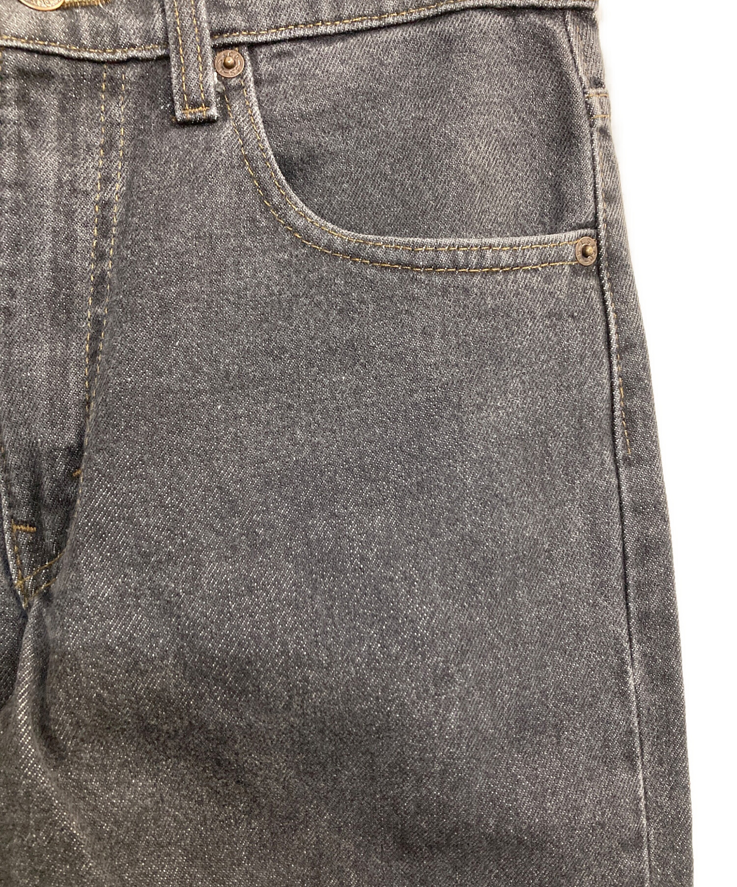 90s Levi's×Hudson's Bay リバーシブル先染めブラックデニム 中古・古着通販】LEVI'S (リーバイス) 90s 先染めブラックデニムパンツ