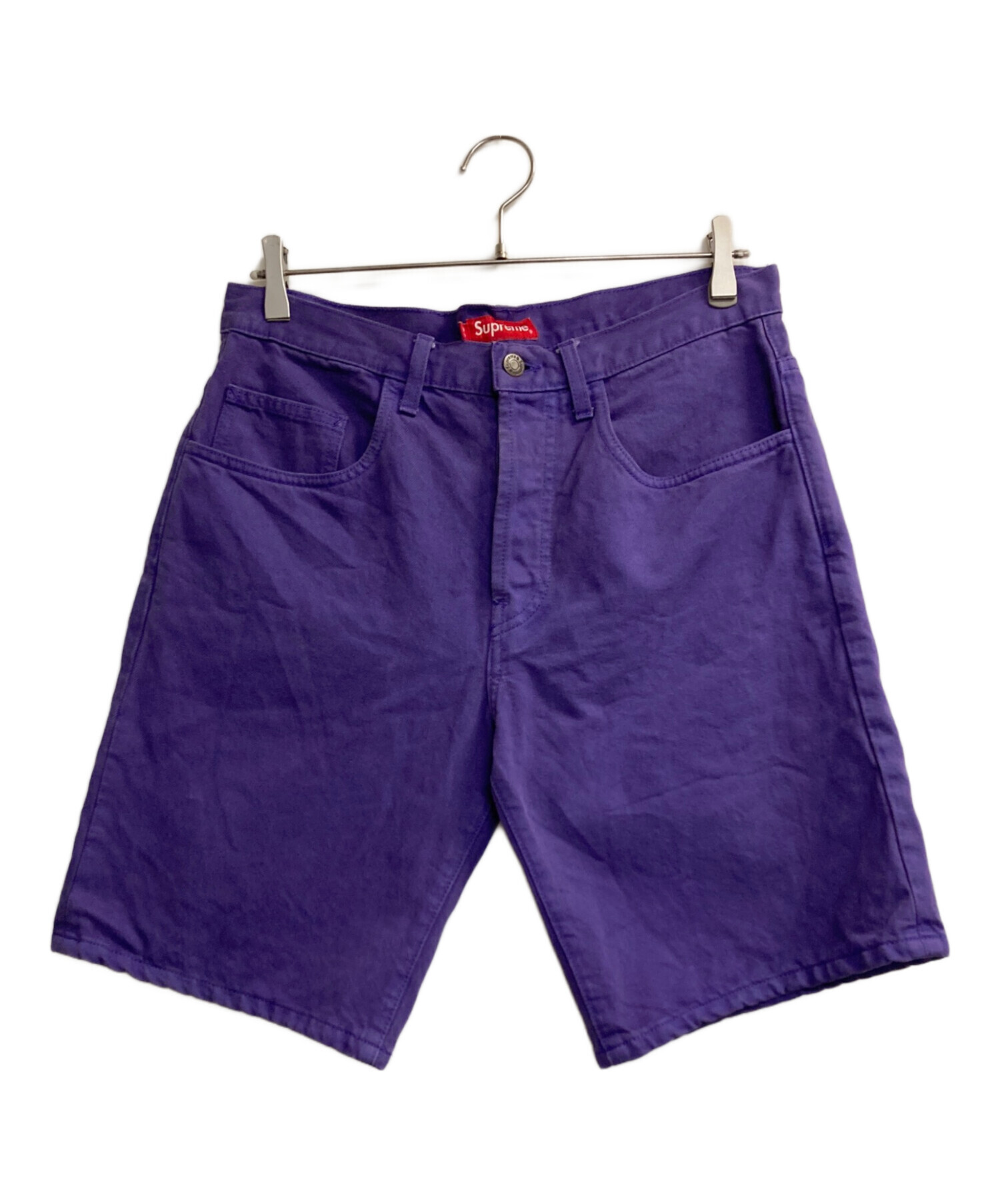 中古・古着通販】SUPREME (シュプリーム) Washed Denim Short パープル