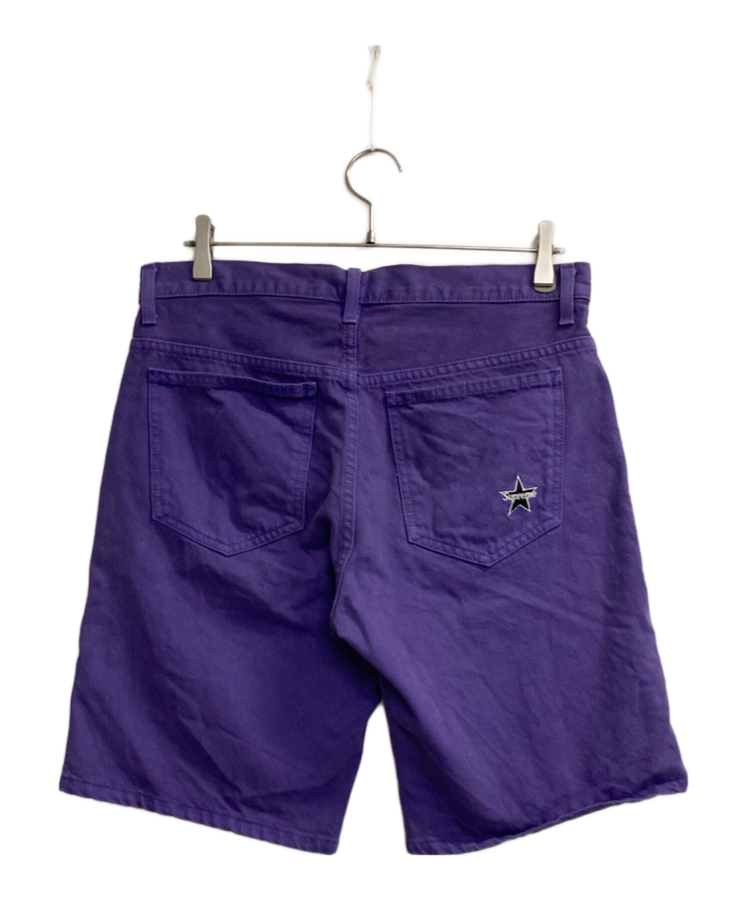 中古・古着通販】SUPREME (シュプリーム) Washed Denim Short パープル