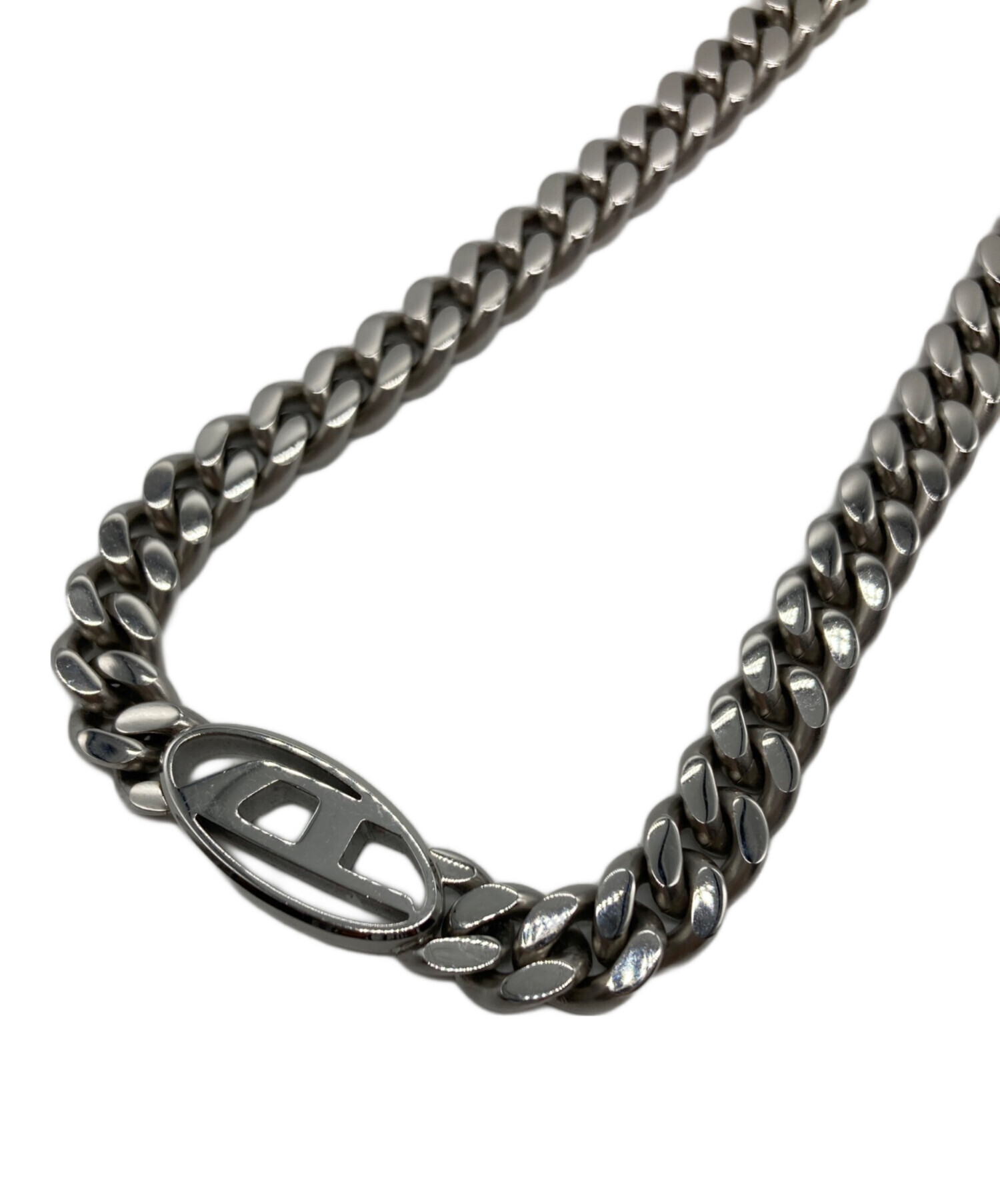 中古・古着通販】DIESEL (ディーゼル) ロゴチェーンネックレス