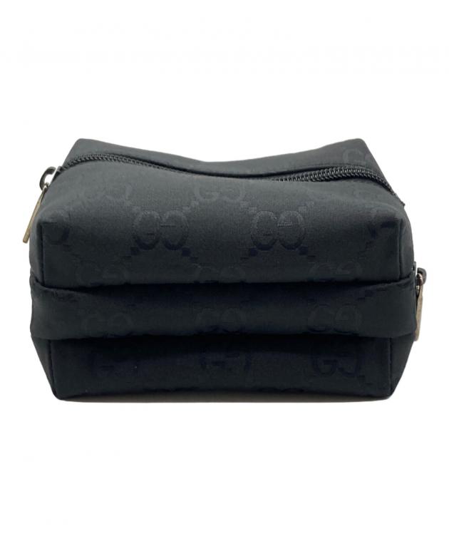 中古・古着通販】GUCCI (グッチ) ミニポーチ ブラック｜ブランド・古着