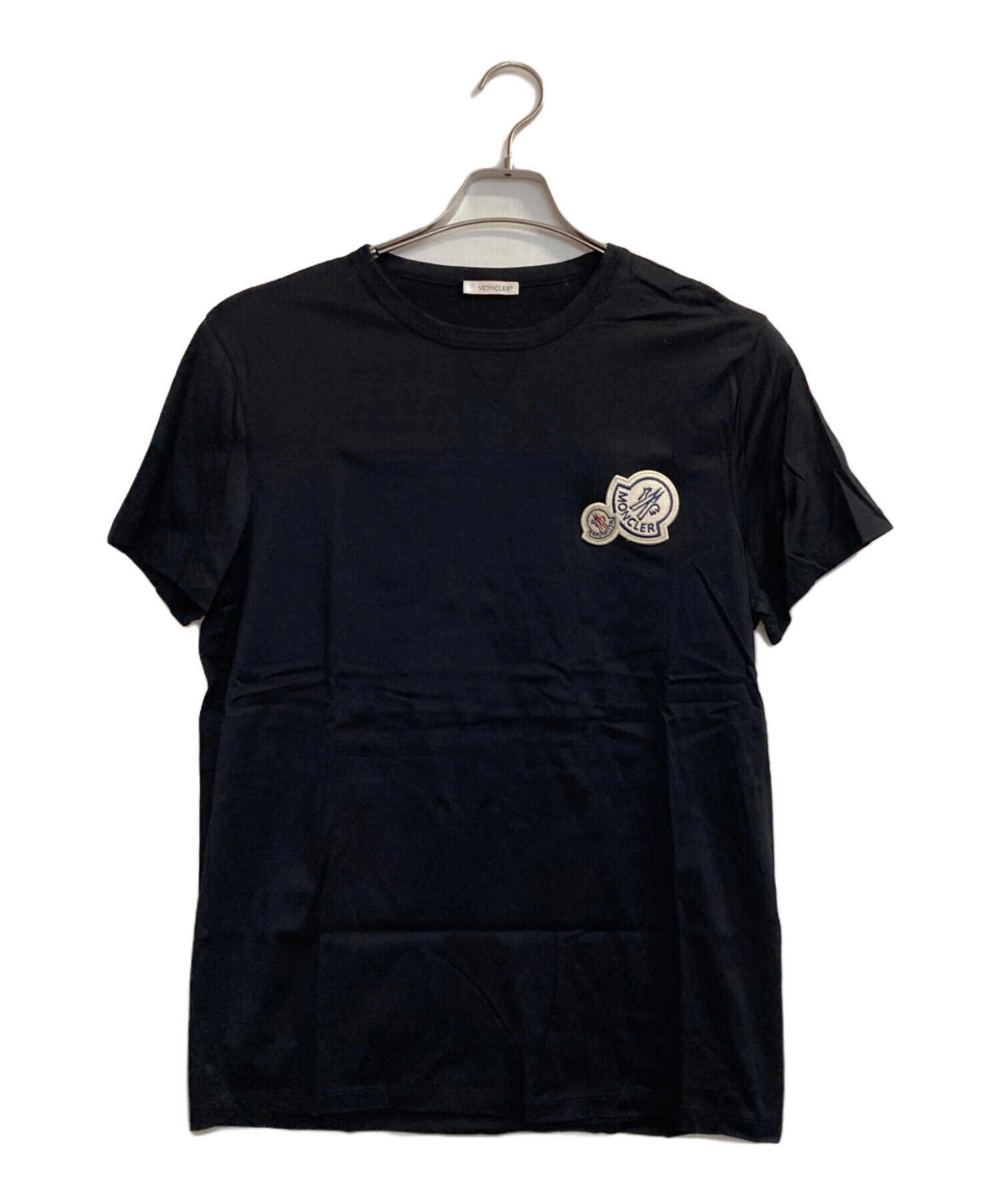 【極美品】 MONCLER サーマル Tシャツ マグリア ブラック L 中古・古着通販】MONCLER (モンクレール) MAGLIA T-SHIRT ブラック