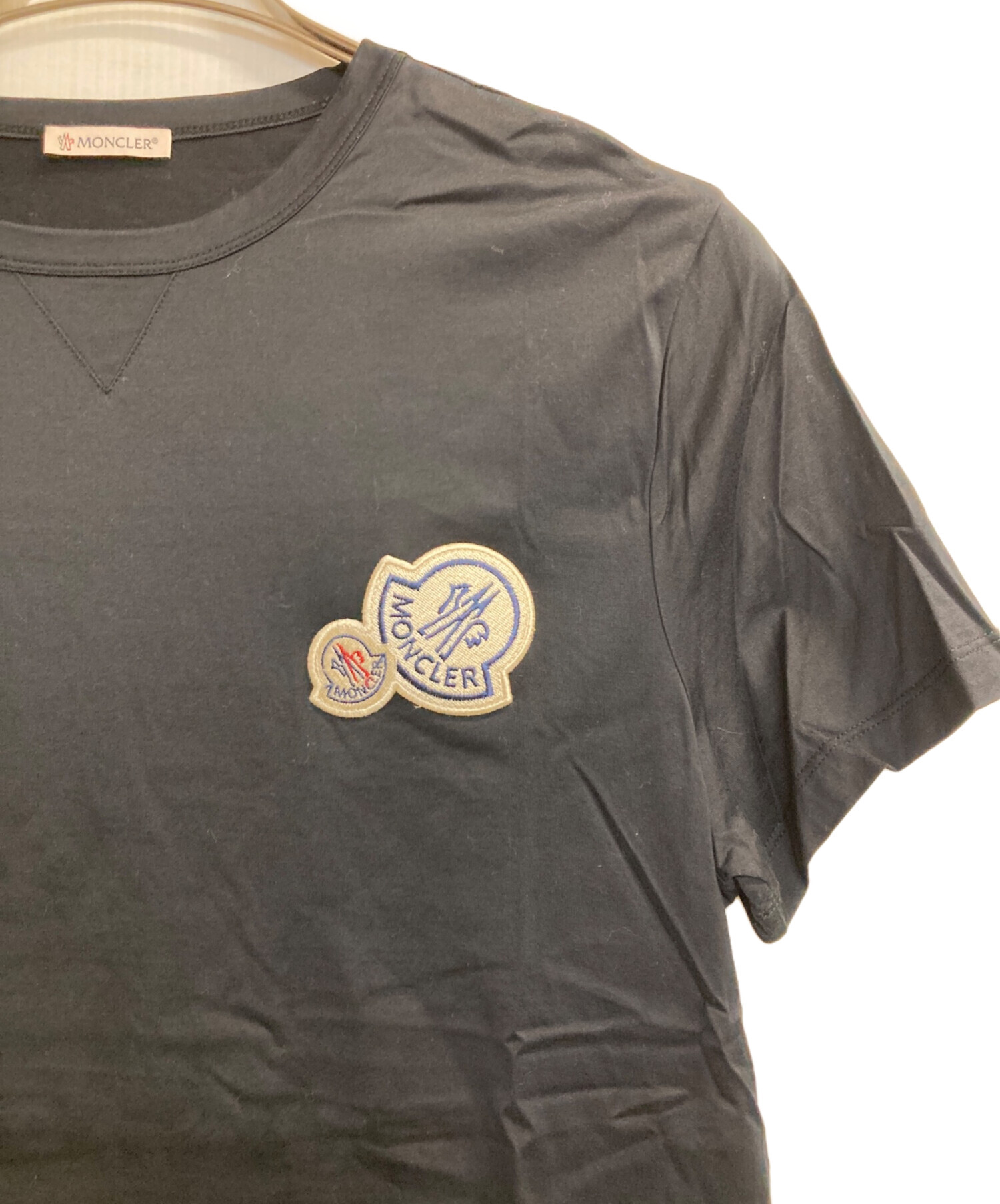 中古・古着通販】MONCLER (モンクレール) MAGLIA T-SHIRT ブラック