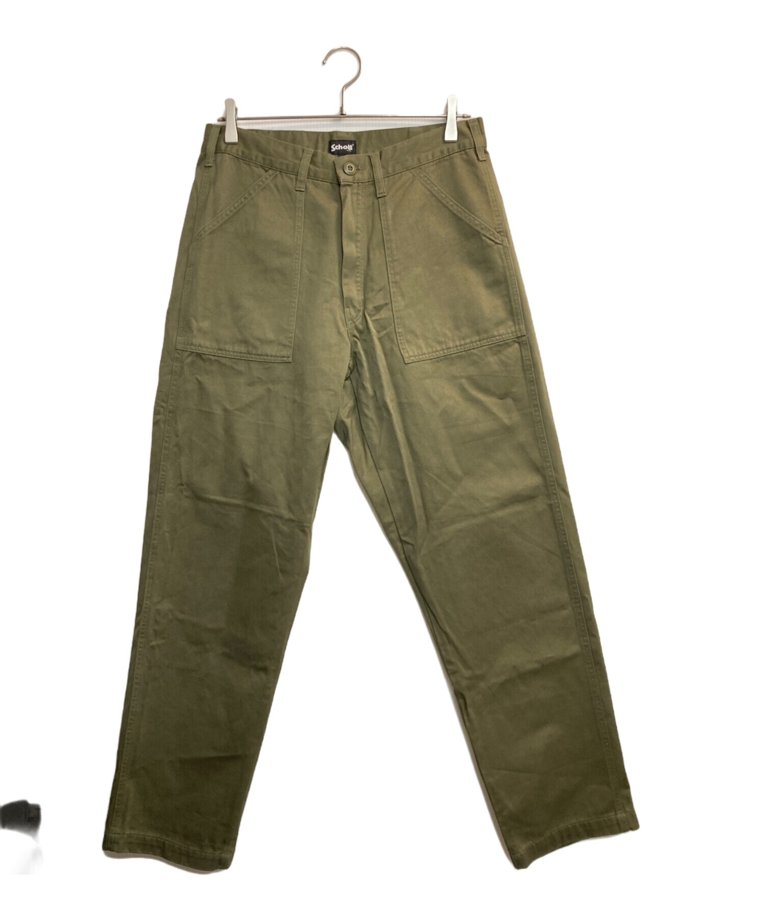 中古・古着通販】Schott (ショット) ベイカーパンツ グリーン サイズ:M