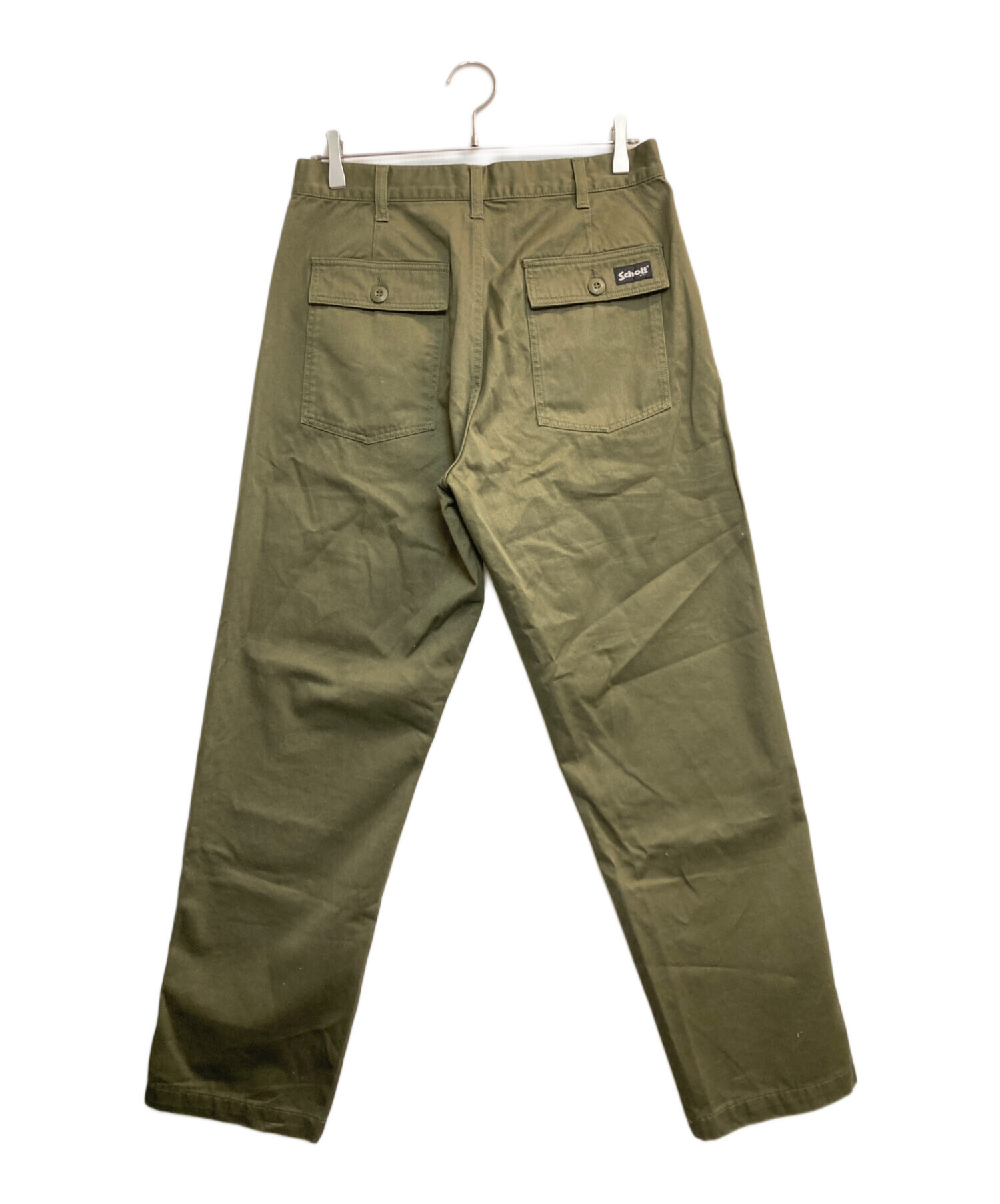 中古・古着通販】Schott (ショット) ベイカーパンツ グリーン サイズ:M