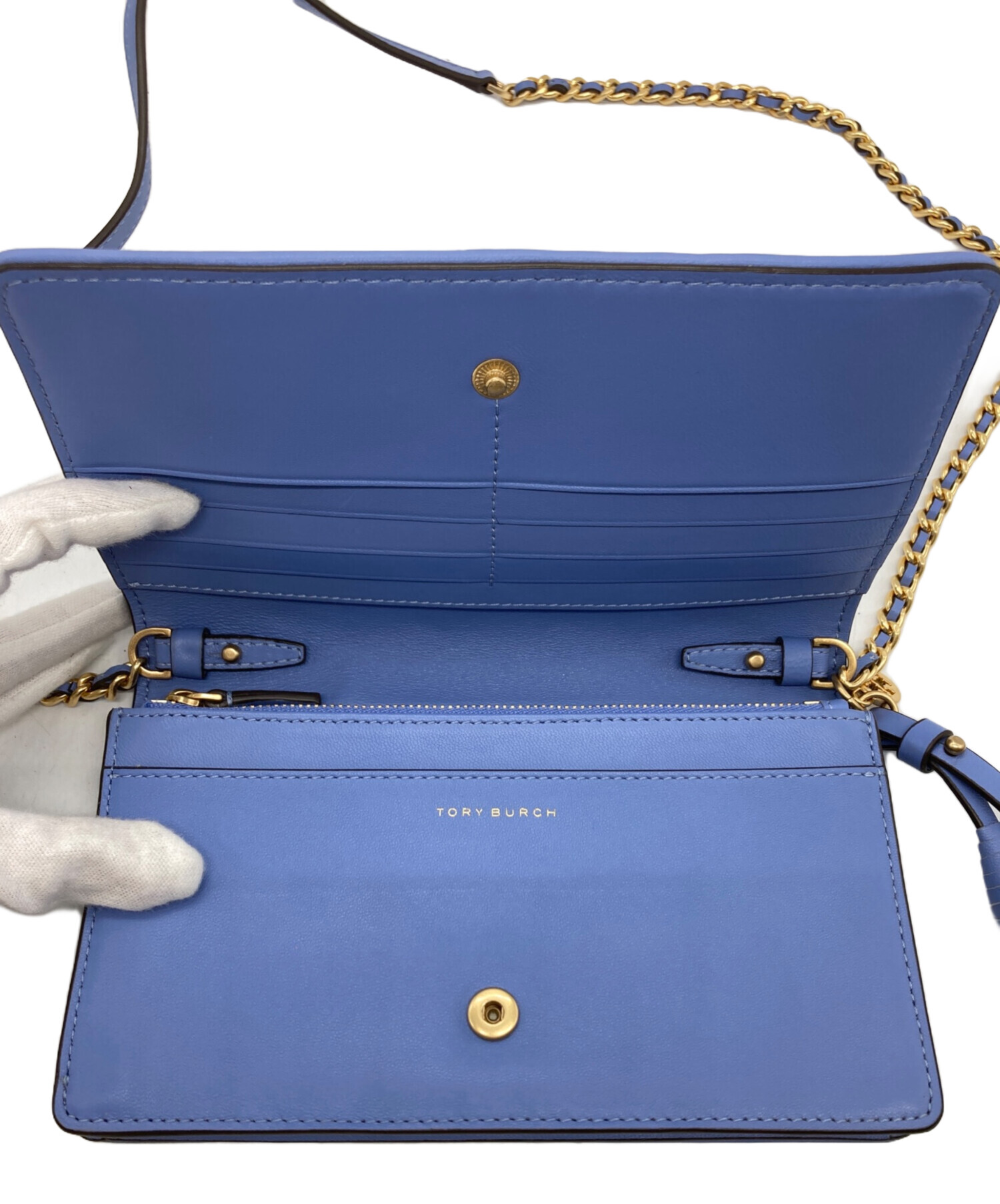 中古・古着通販】TORY BURCH (トリーバーチ) キルティングチェーン 