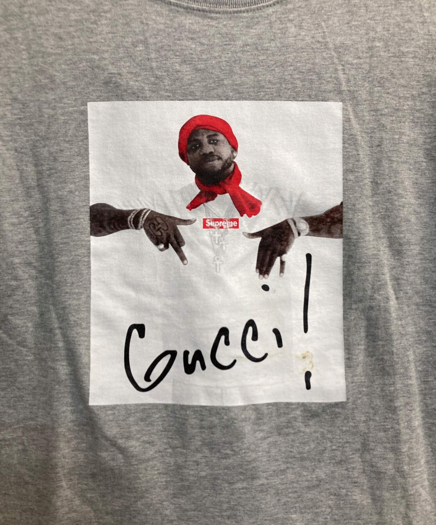中古・古着通販】Supreme (シュプリーム) Gucci Mane Tee グレー