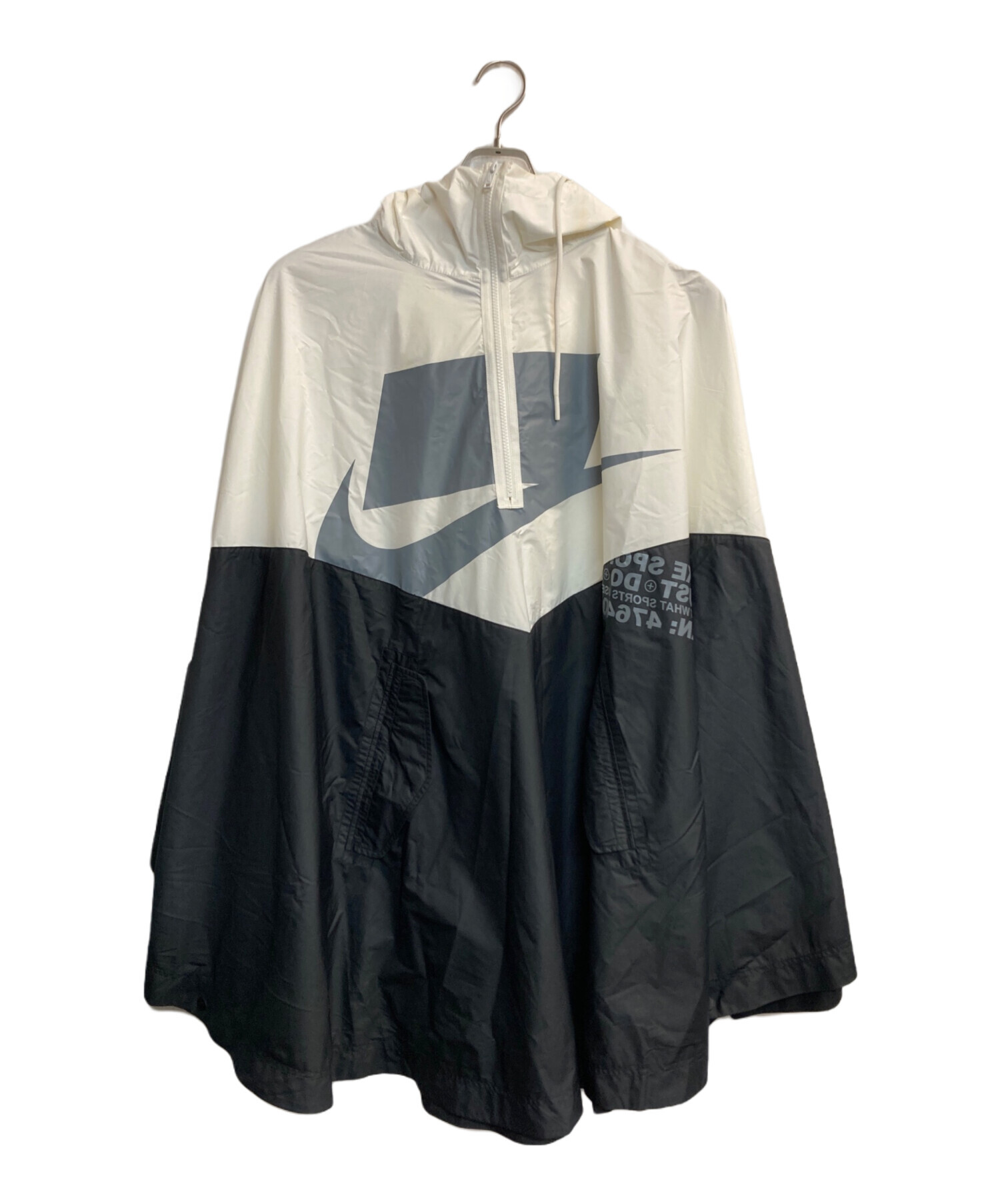 中古・古着通販】NIKE (ナイキ) M NSW NSW WR PONCHO WVN ホワイト