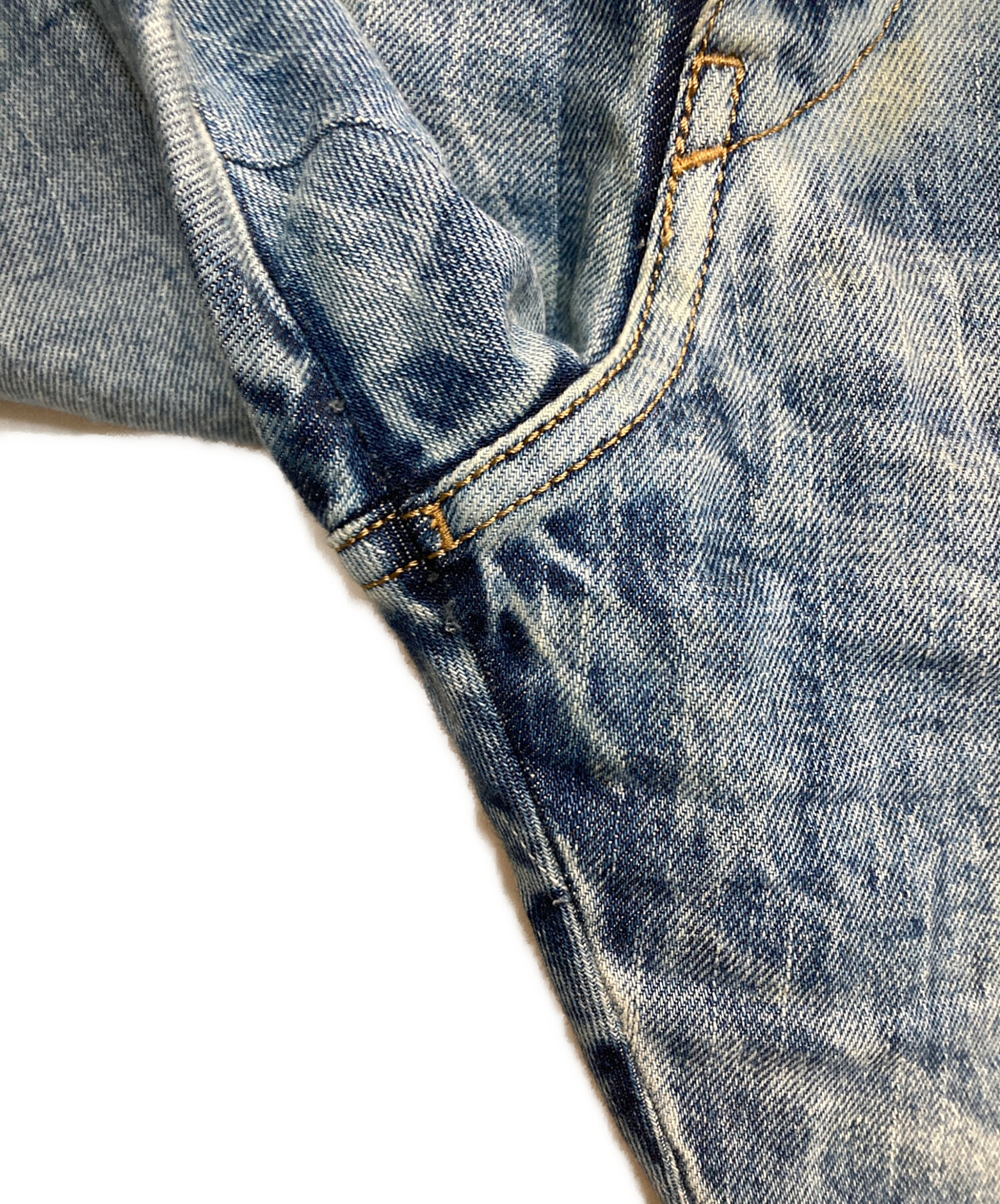 中古・古着通販】DIESEL (ディーゼル) パッチワークデニムパンツ 