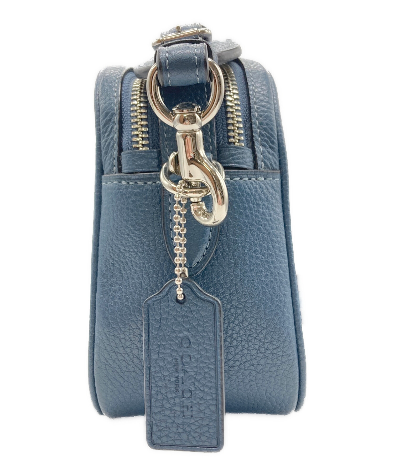 COACH 馬車パターン ボディバッグ　ネイビー 中古・古着通販】COACH (コーチ) クロスボディバッグ ネイビー
