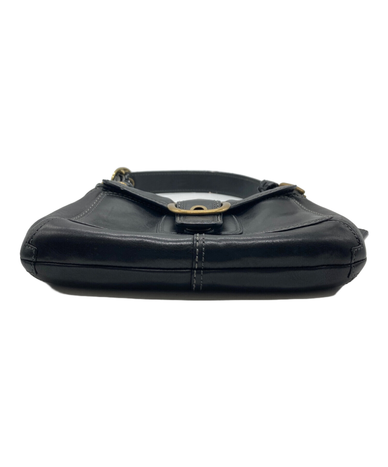 未使用！コーチ ブラック レザー ケース 中古・古着通販】COACH (コーチ) レザーブリーフケース ブラック