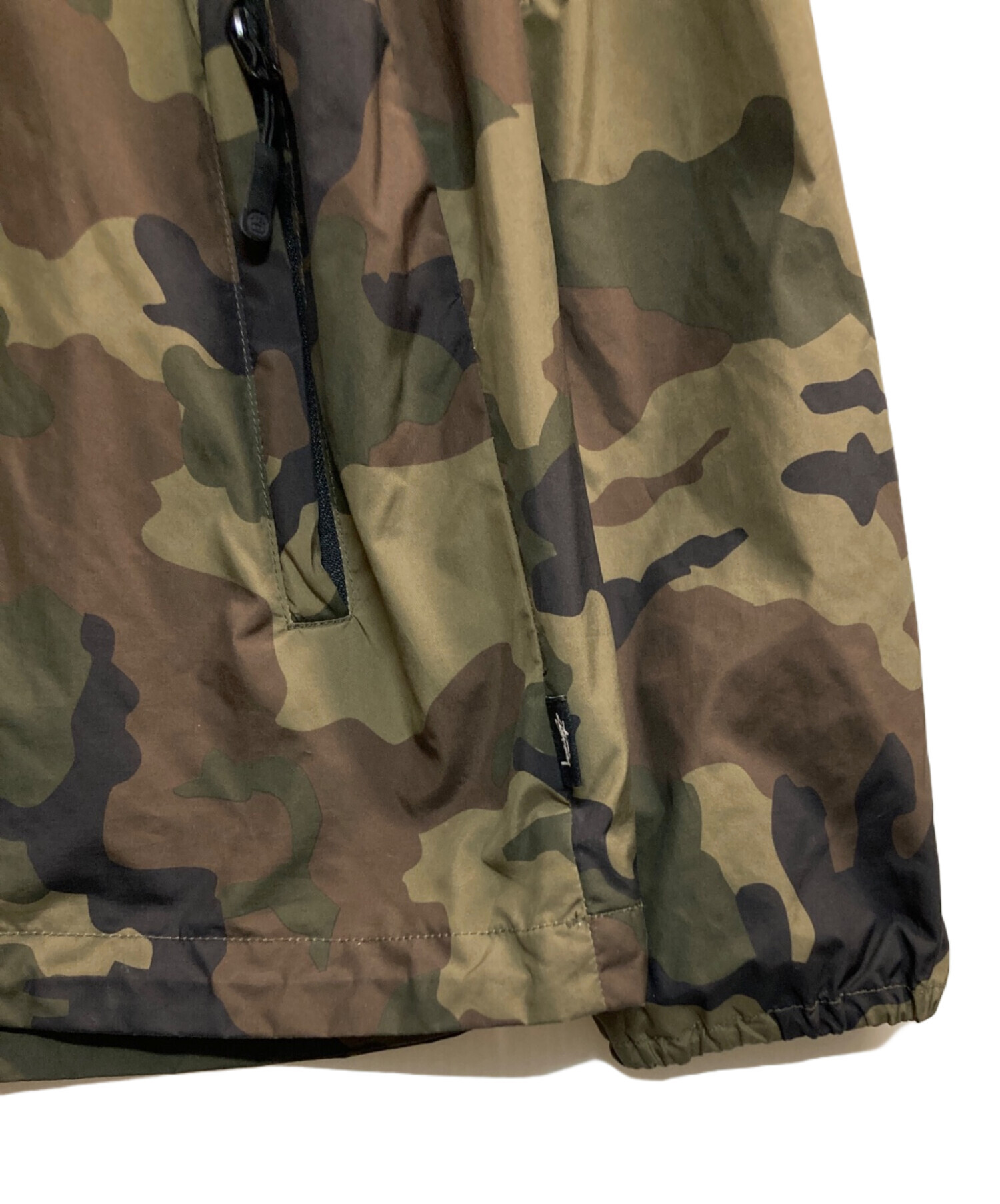 00s old stussy コーチジャケット シャドーマン カモ柄 裏起毛 中古・古着通販】stussy (ステューシー) カモ柄ジップアップジャケット