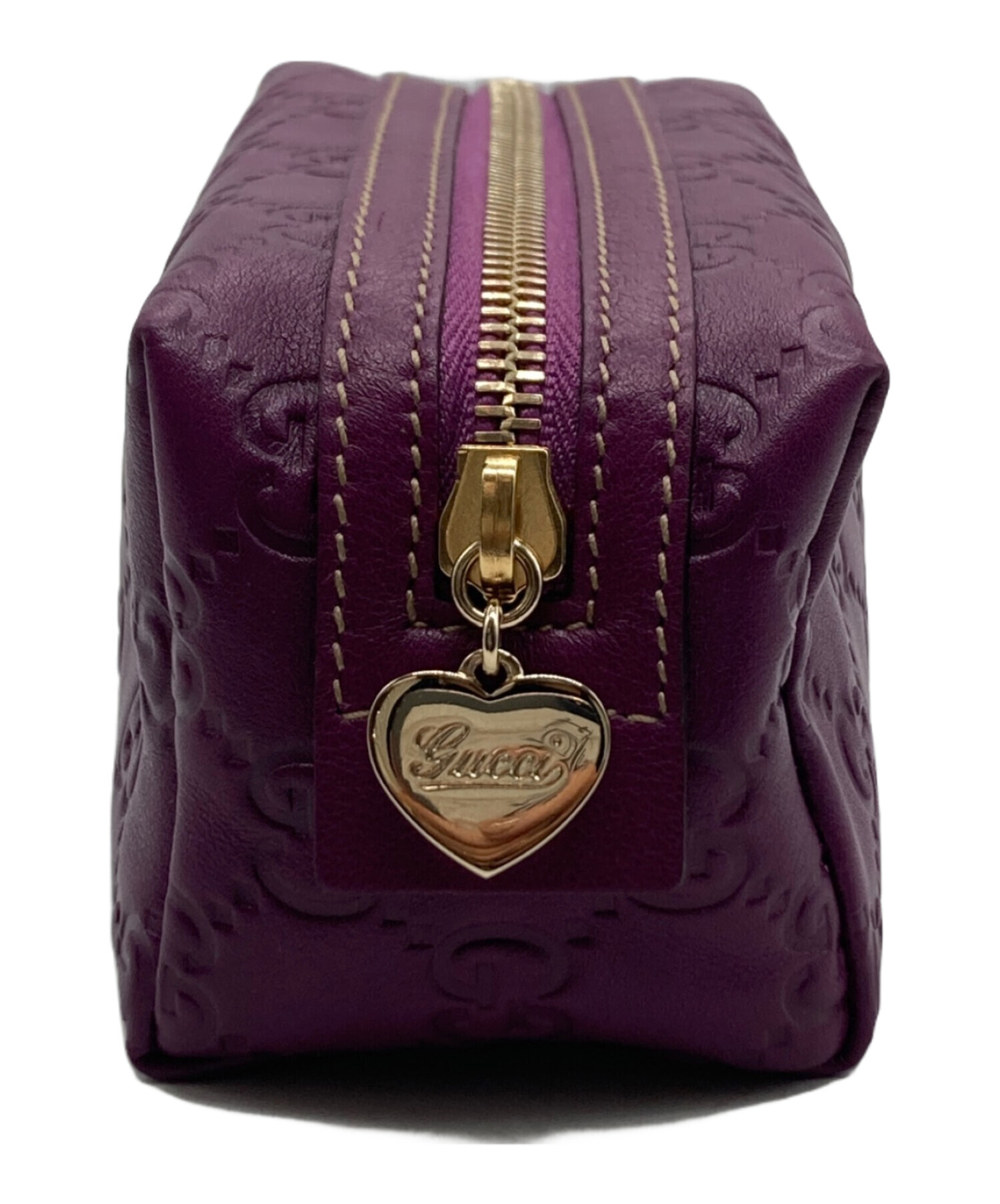 【used】GUCCI ミニポーチ 中古・古着通販】GUCCI (グッチ) ミニGGポーチ パープル｜ブランド