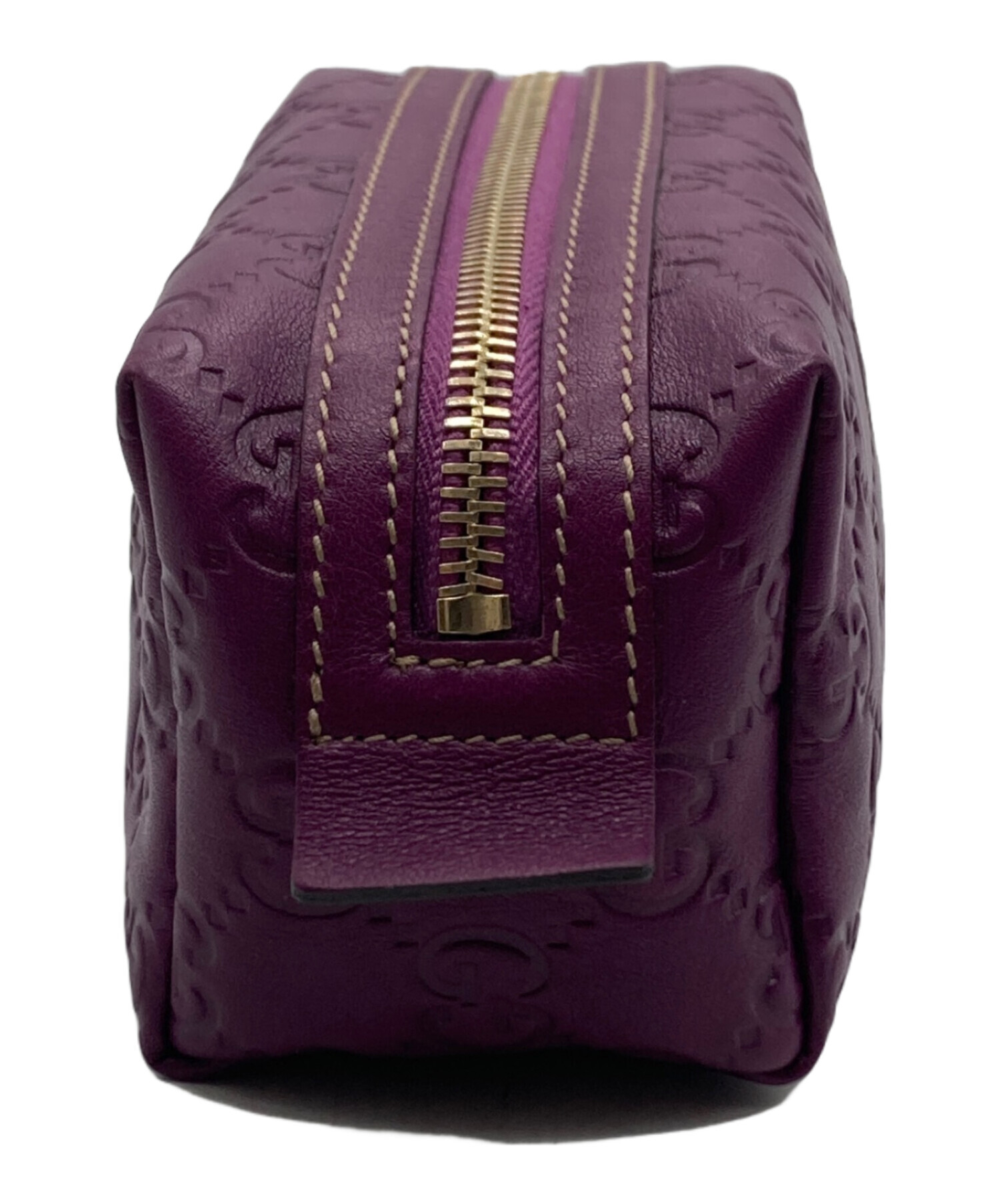 中古・古着通販】GUCCI (グッチ) ミニGGポーチ パープル｜ブランド