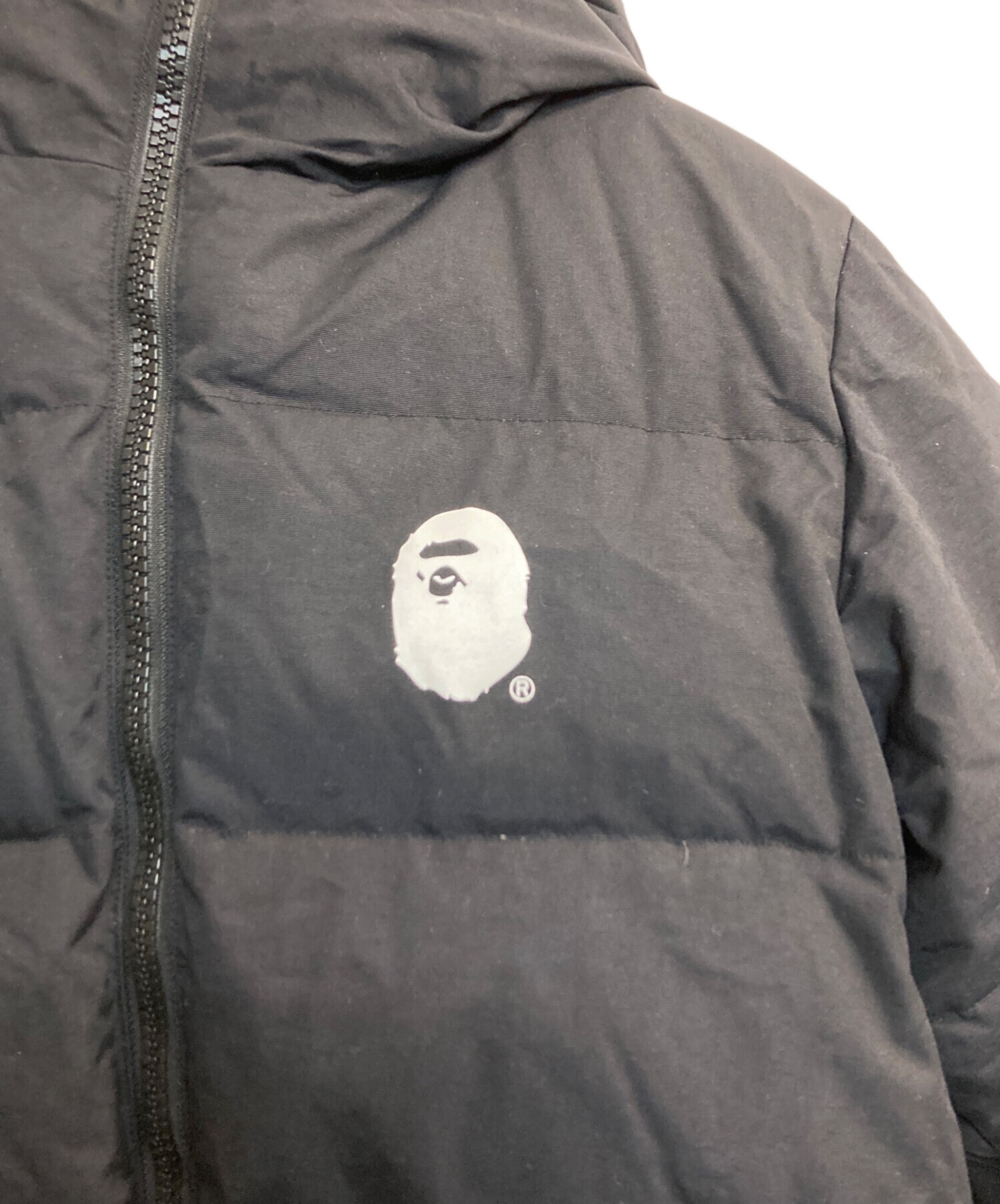 中古・古着通販】A BATHING APE (アベイシングエイプ) ロゴダウン 中古・古着通販】A BATHING APE (アベイシングエイプ) ロゴダウン