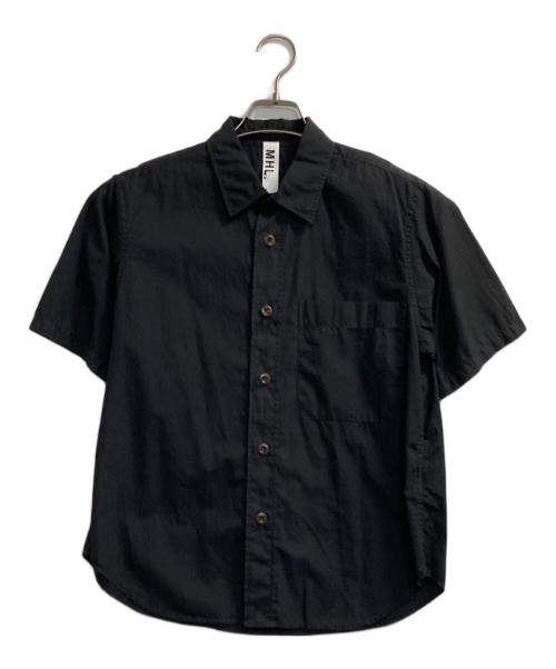 中古・古着通販】MHL (エムエイチエル) S/Sシャツ ブラック サイズ:S