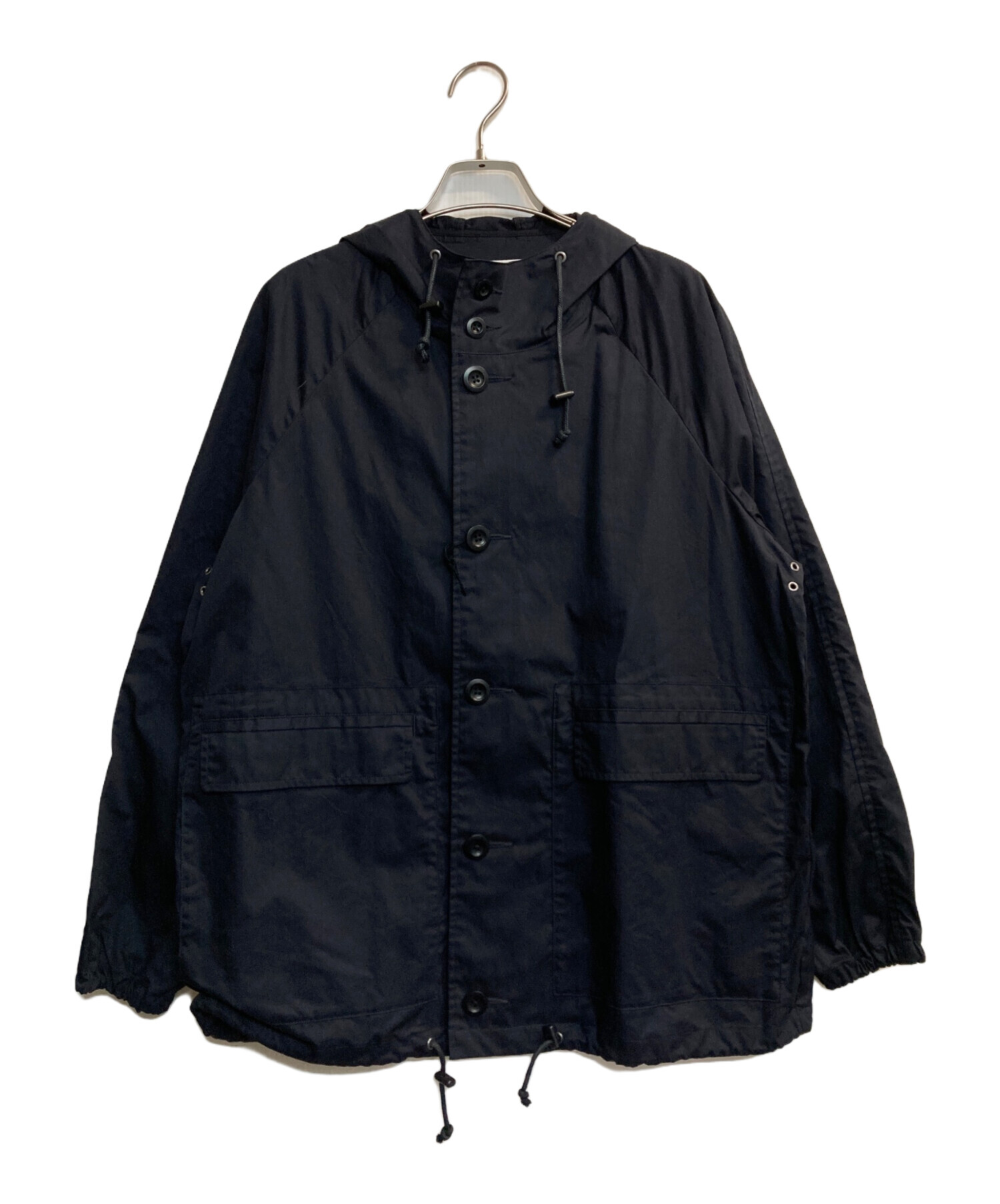 中古・古着通販】MHL (エムエイチエル) フーデッドジャケット ブラック 