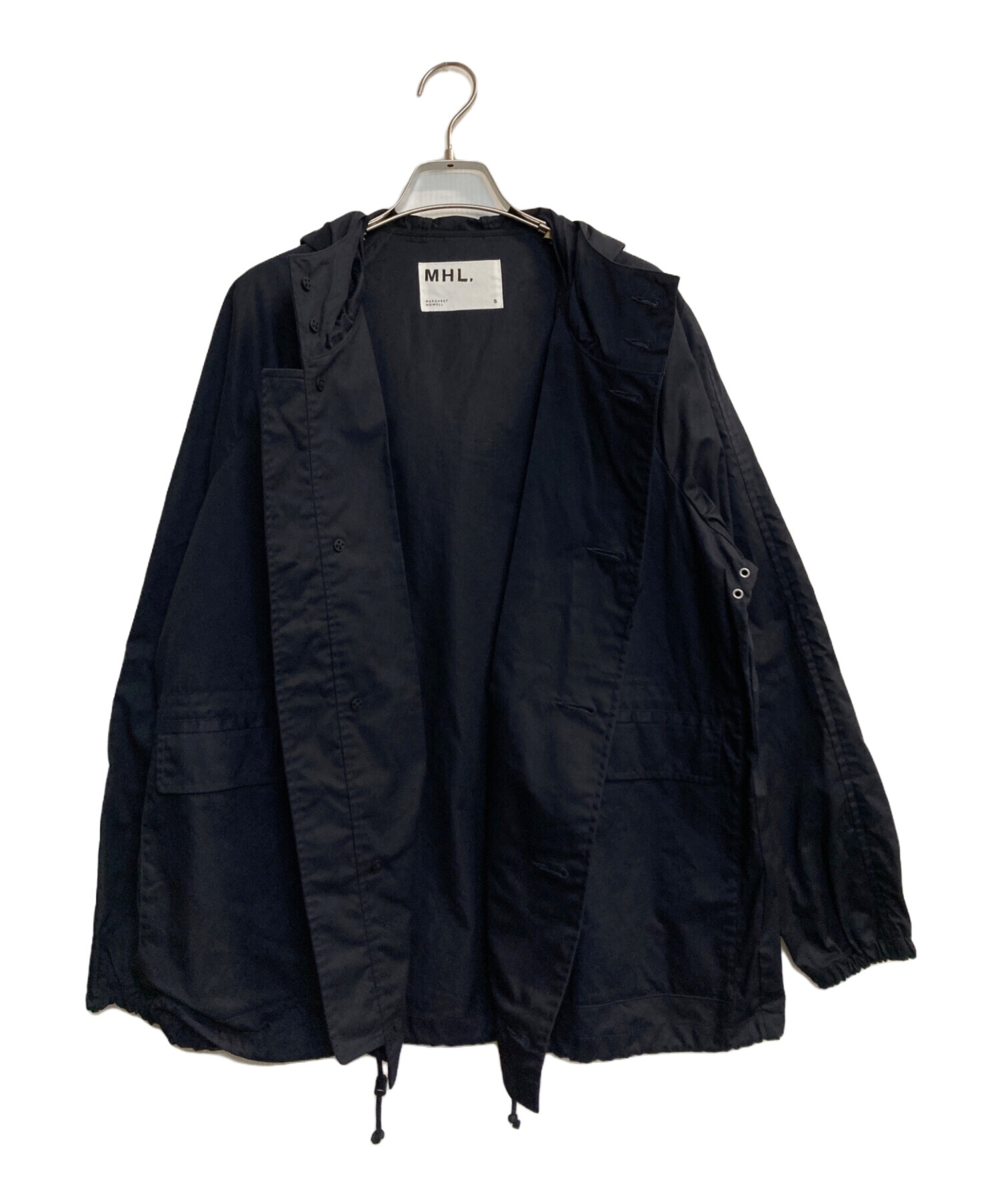 中古・古着通販】MHL (エムエイチエル) フーデッドジャケット ブラック 
