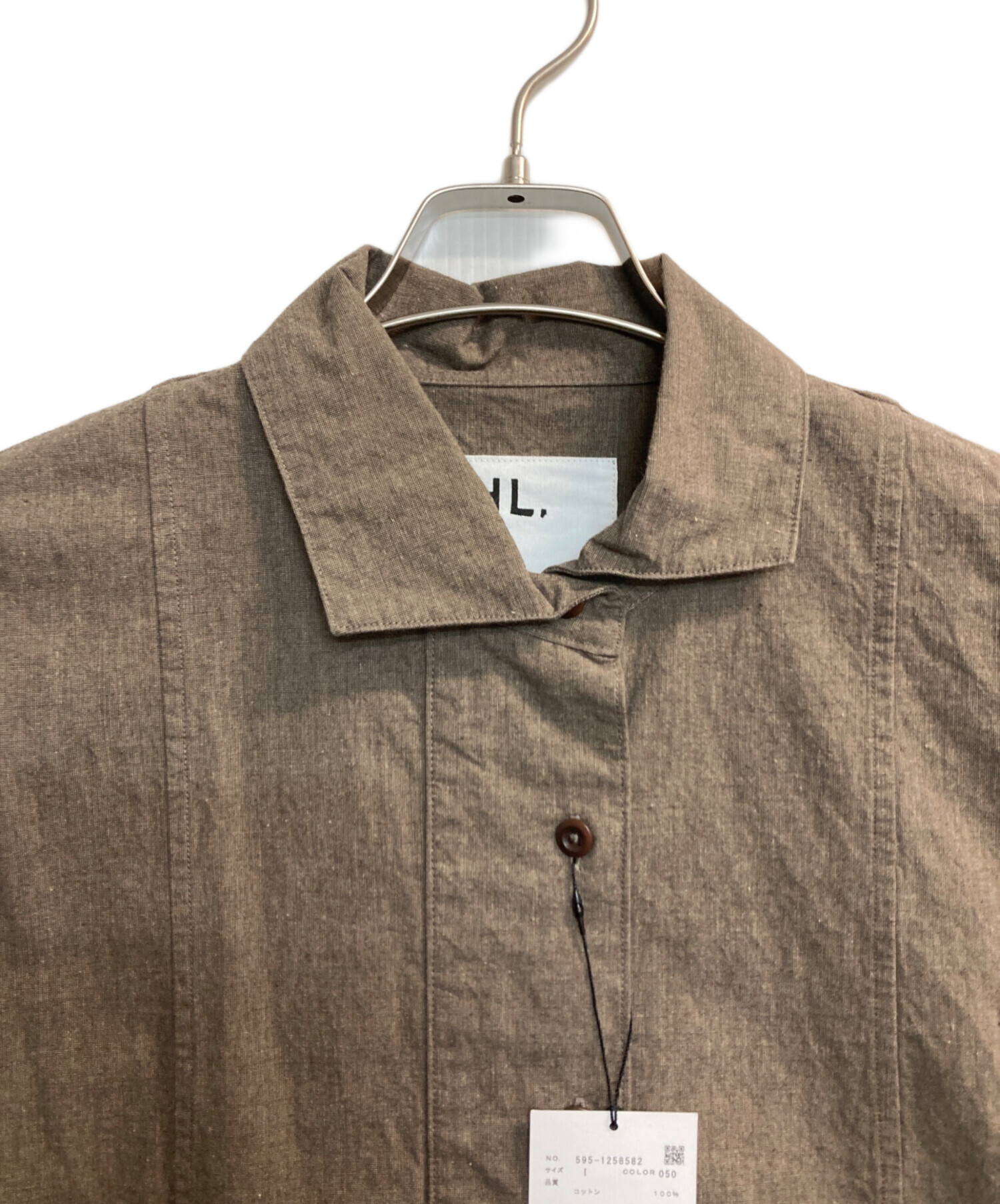 中古・古着通販】MHL (エムエイチエル) コットンンシャツワンピース 