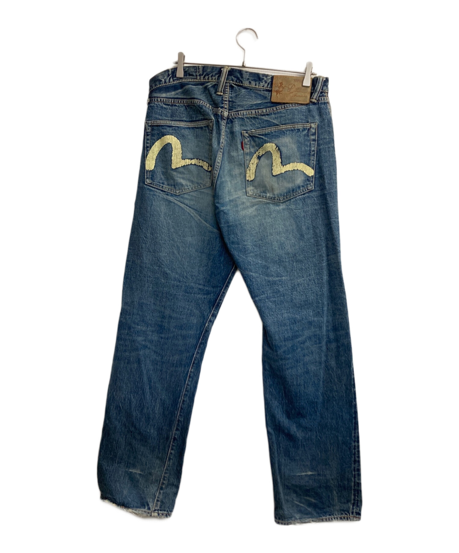 【未使用】EVISU デニムパンツ　33　インディゴ 中古・古着通販】EVISU (エヴィス) デニムパンツ インディゴ サイズ:91