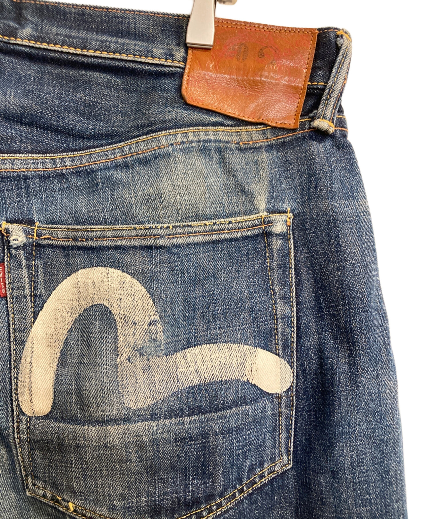 EVISU/YAMANE /迷彩トラックパンツ カモメエヴィス 42 XL カモメアプリケ刺繍バギーフィット迷彩パラシュートパンツ – EVISU