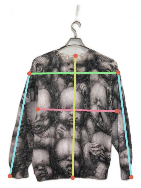 中古・古着通販】SUPREME (シュプリーム) H.R. Giger Sweater グレー