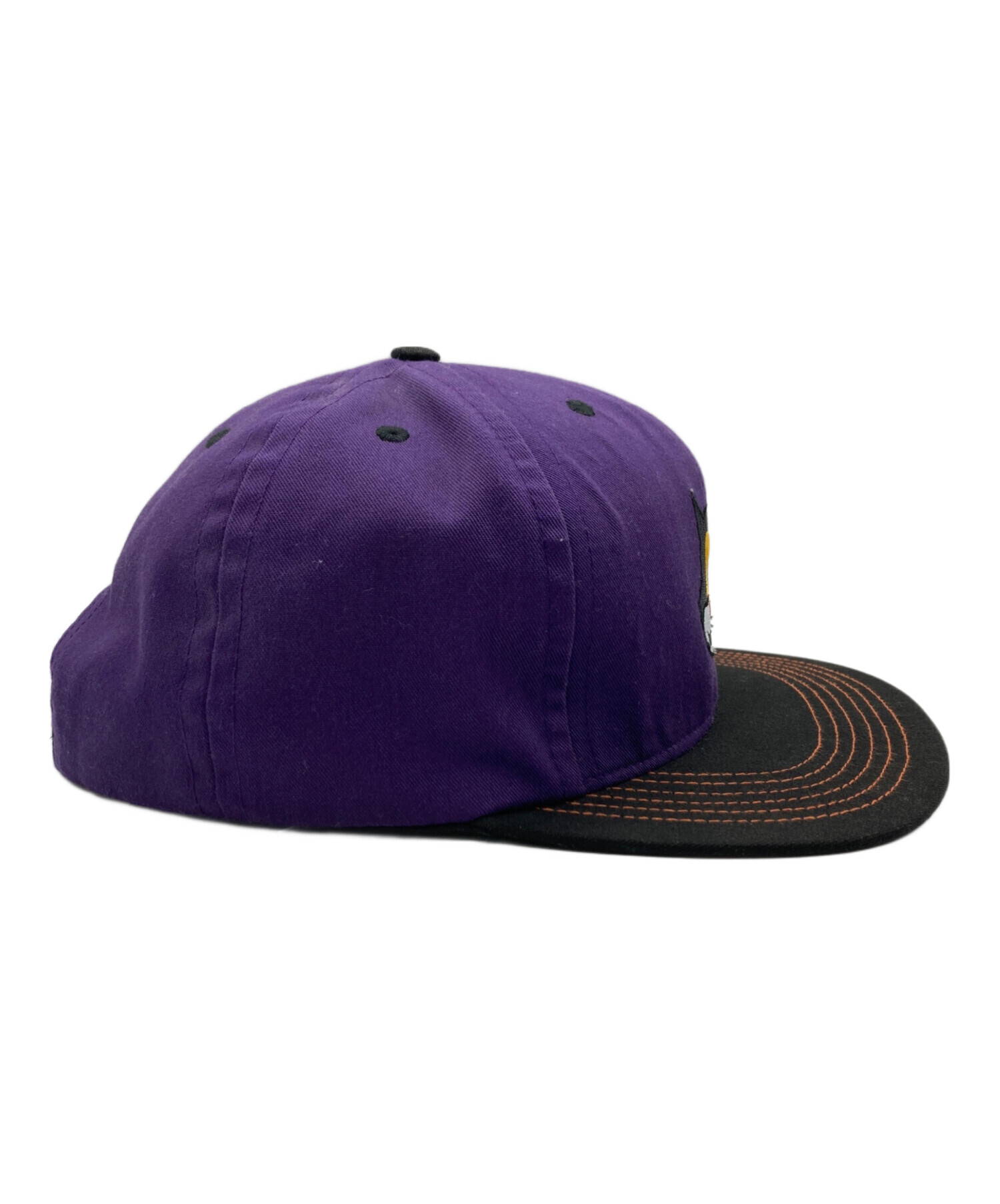 Supreme ベースボールキャップ 紫/黄色 中古・古着通販】Supreme (シュプリーム) 15FW 2-Tone Mad Cat 6-Panel