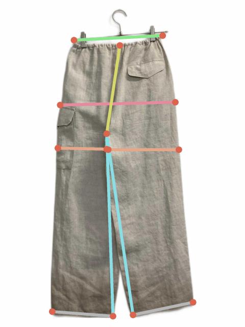中古・古着通販】BLURHMS (ブラームス) リネンブレンドカーゴパンツ