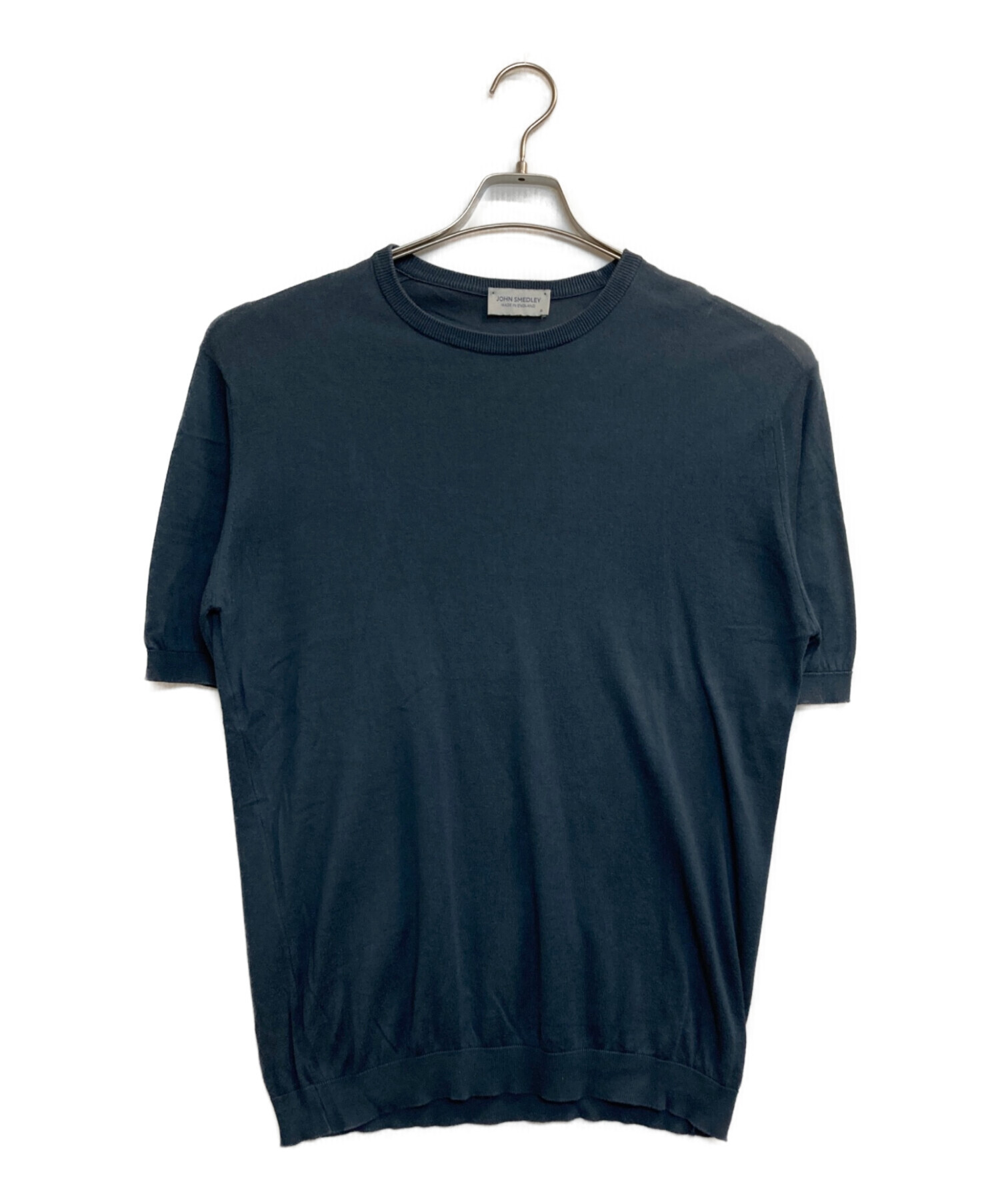 中古・古着通販】JOHN SMEDLEY (ジョンスメドレー) 半袖ニット ブルー