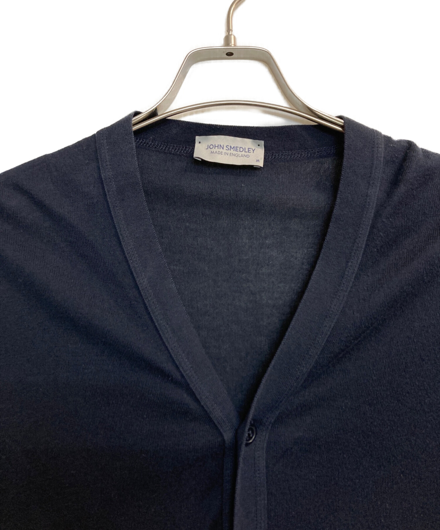 ジョンスメドレー カーディガン サイズL 旧タグ 中古・古着通販】JOHN SMEDLEY (ジョンスメドレー) ニットカーディガン