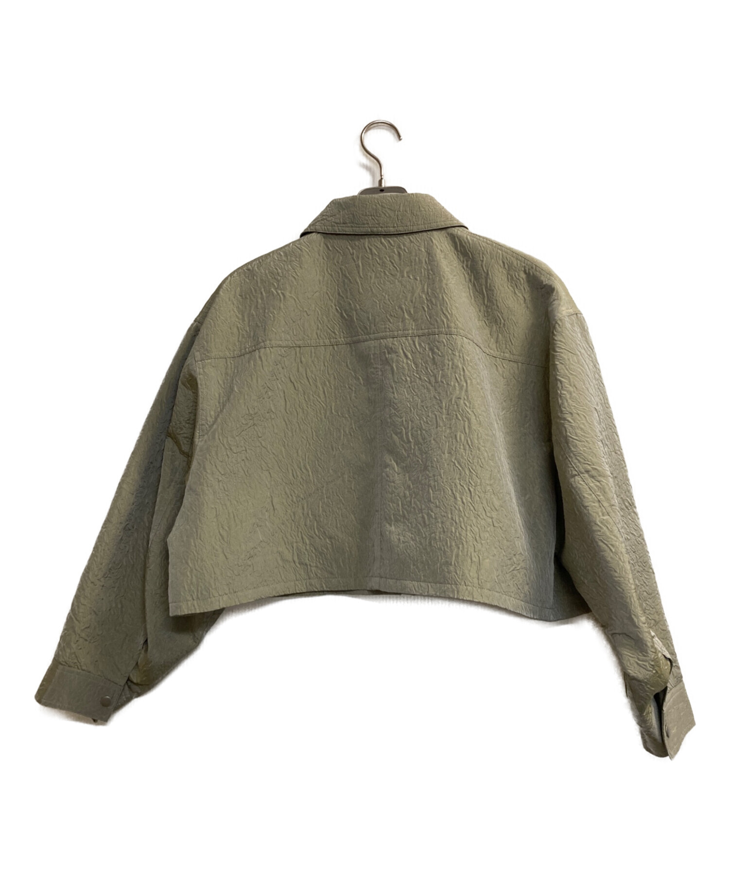 中古・古着通販】AMERI (アメリ) EMBOSS SHORT ARMY LIKE JACKET