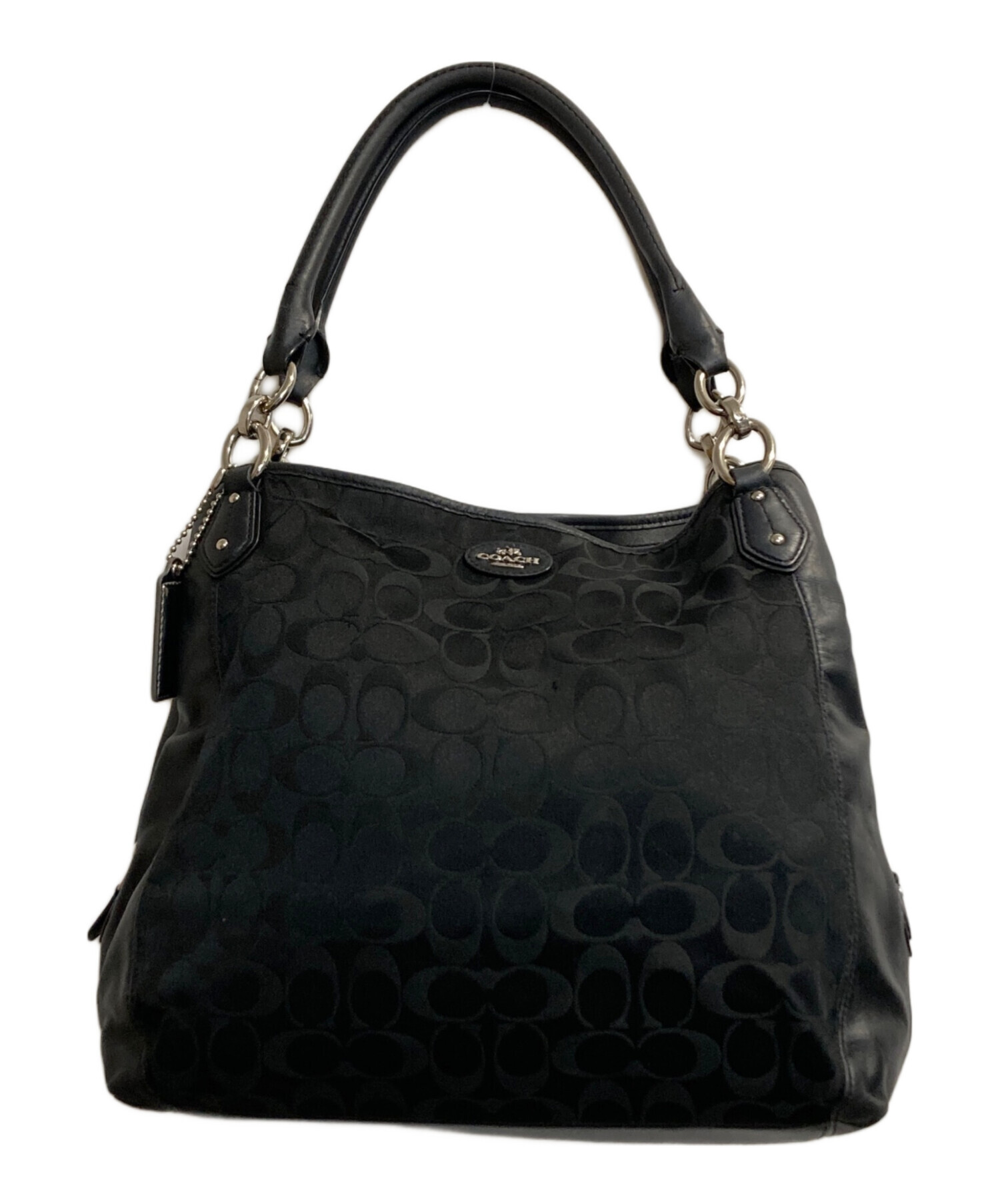 中古・古着通販】COACH (コーチ) シグネチャーワンショルダーバッグ