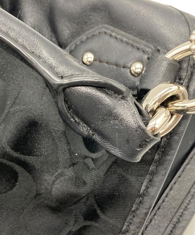 中古・古着通販】COACH (コーチ) シグネチャーワンショルダーバッグ