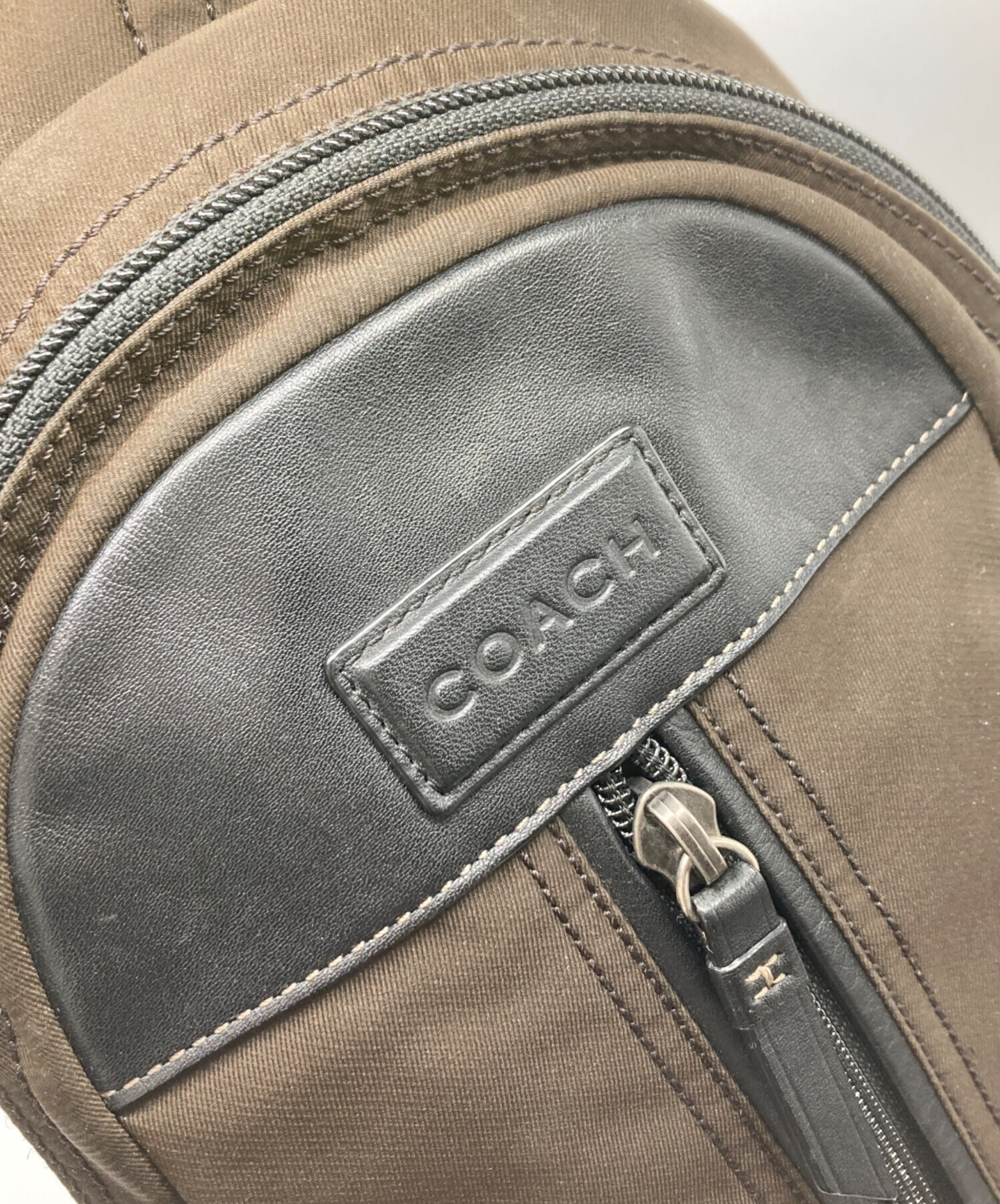 リユースのサカイ浦和店 【I074】コーチ ボディーバッグ F70692 グリーン 中古・古着通販】COACH (コーチ) ボディーバッグ ブラックブラウン