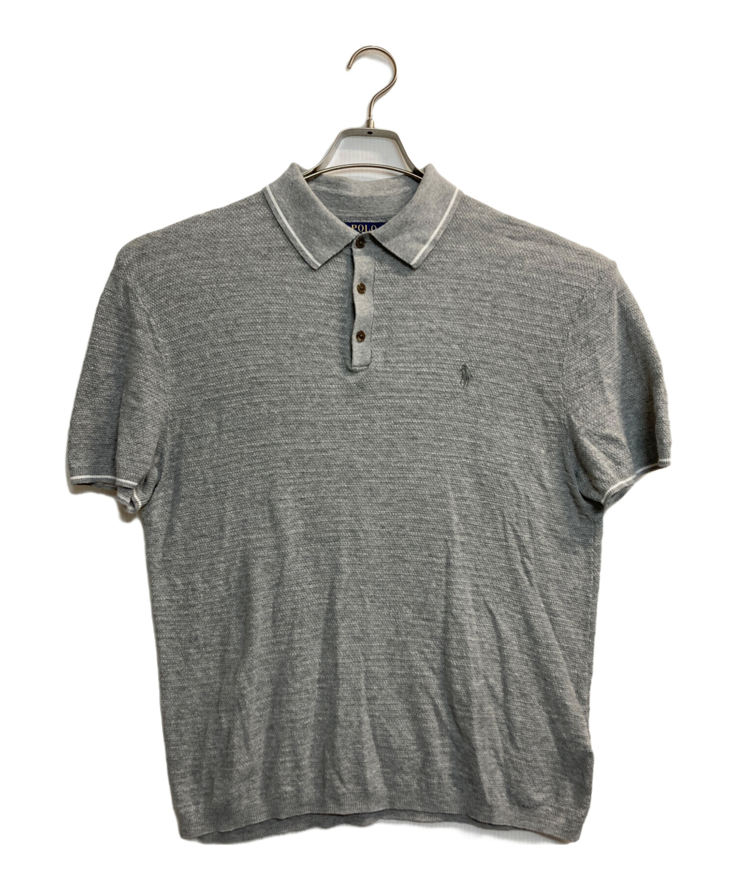 コーマックポロ　グレー　Mサイズ　新品未使用 中古・古着通販】POLO RALPH LAUREN (ポロ・ラルフローレン