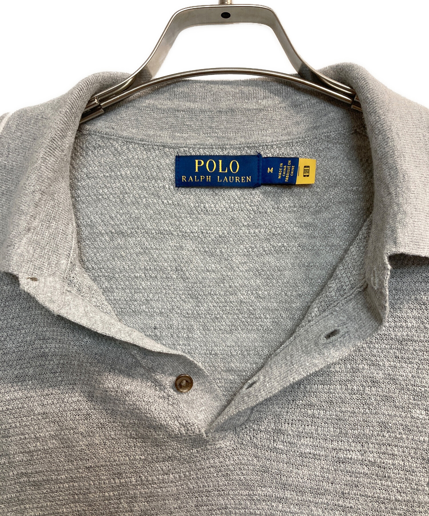 コーマックポロ　グレー　Mサイズ　新品未使用 中古・古着通販】POLO RALPH LAUREN (ポロ・ラルフローレン