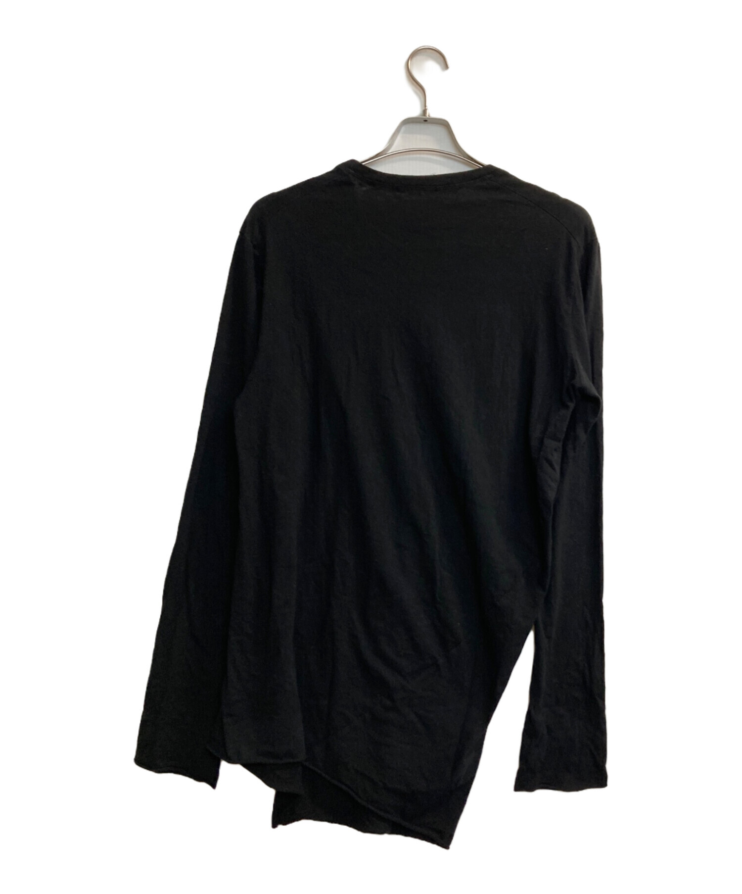 中古・古着通販】JULIUS (ユリウス) ロングカットソー ブラック サイズ 