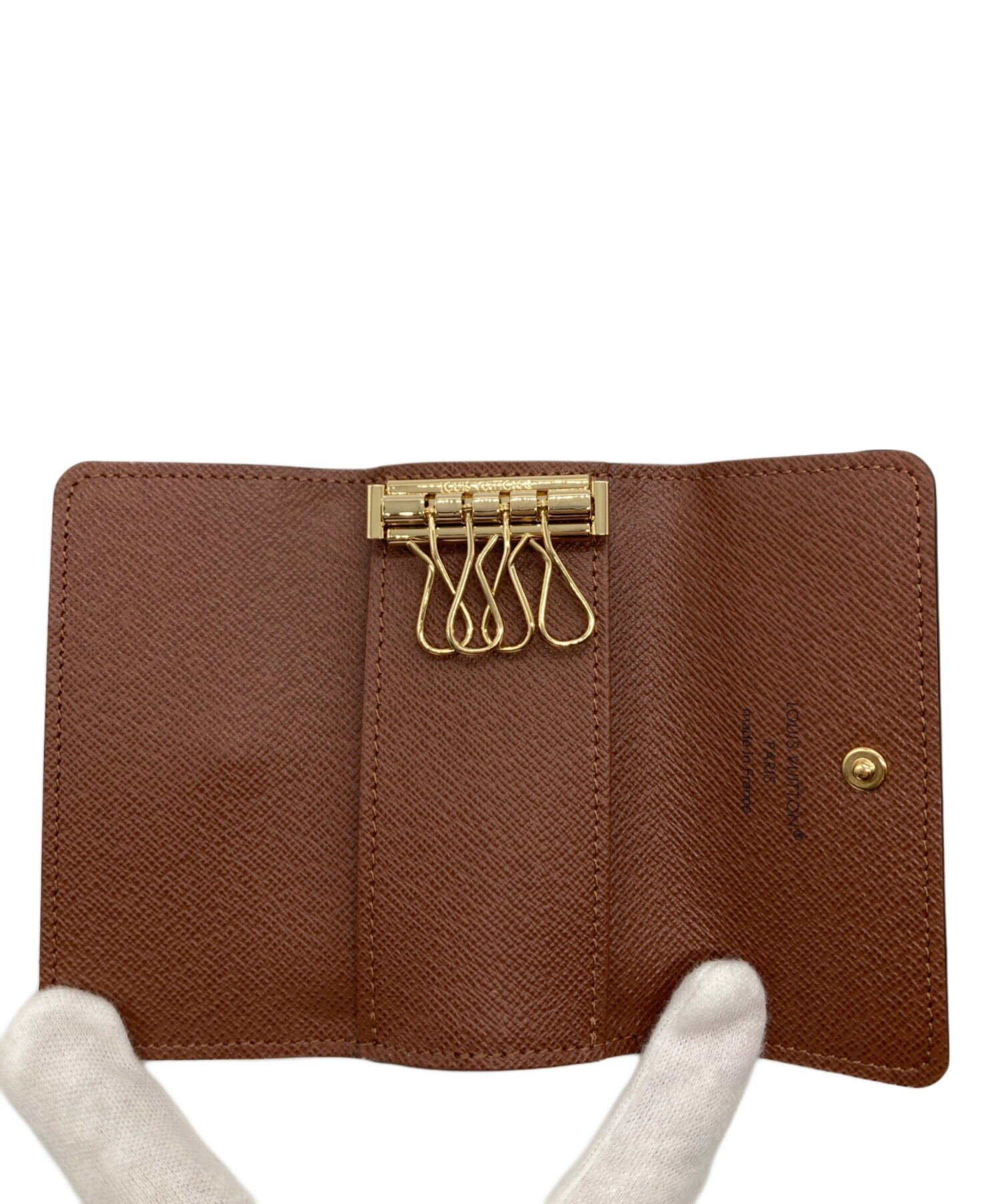 中古・古着通販】LOUIS VUITTON (ルイ ヴィトン) キーケース ブラウン