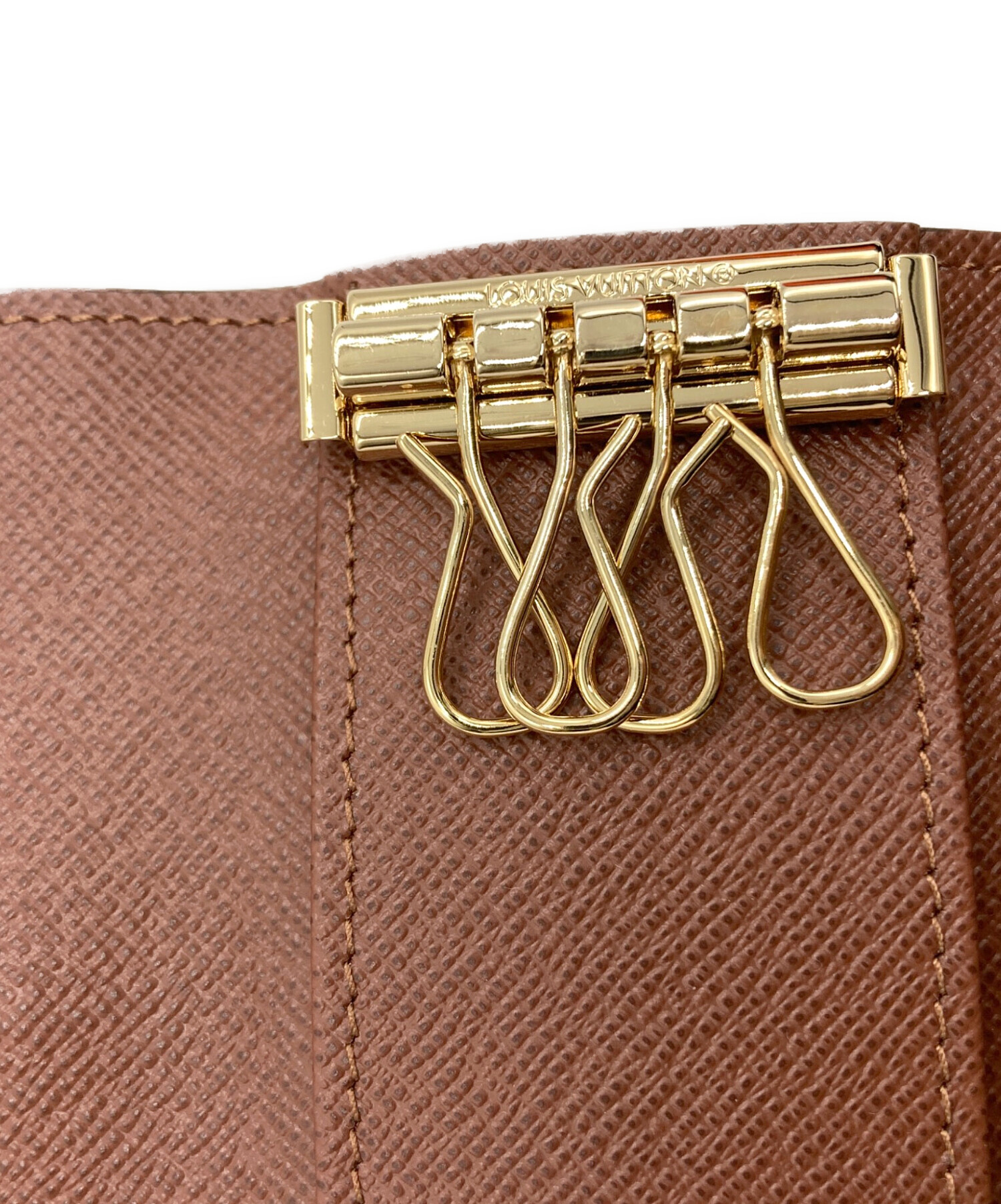 中古・古着通販】LOUIS VUITTON (ルイ ヴィトン) キーケース ブラウン