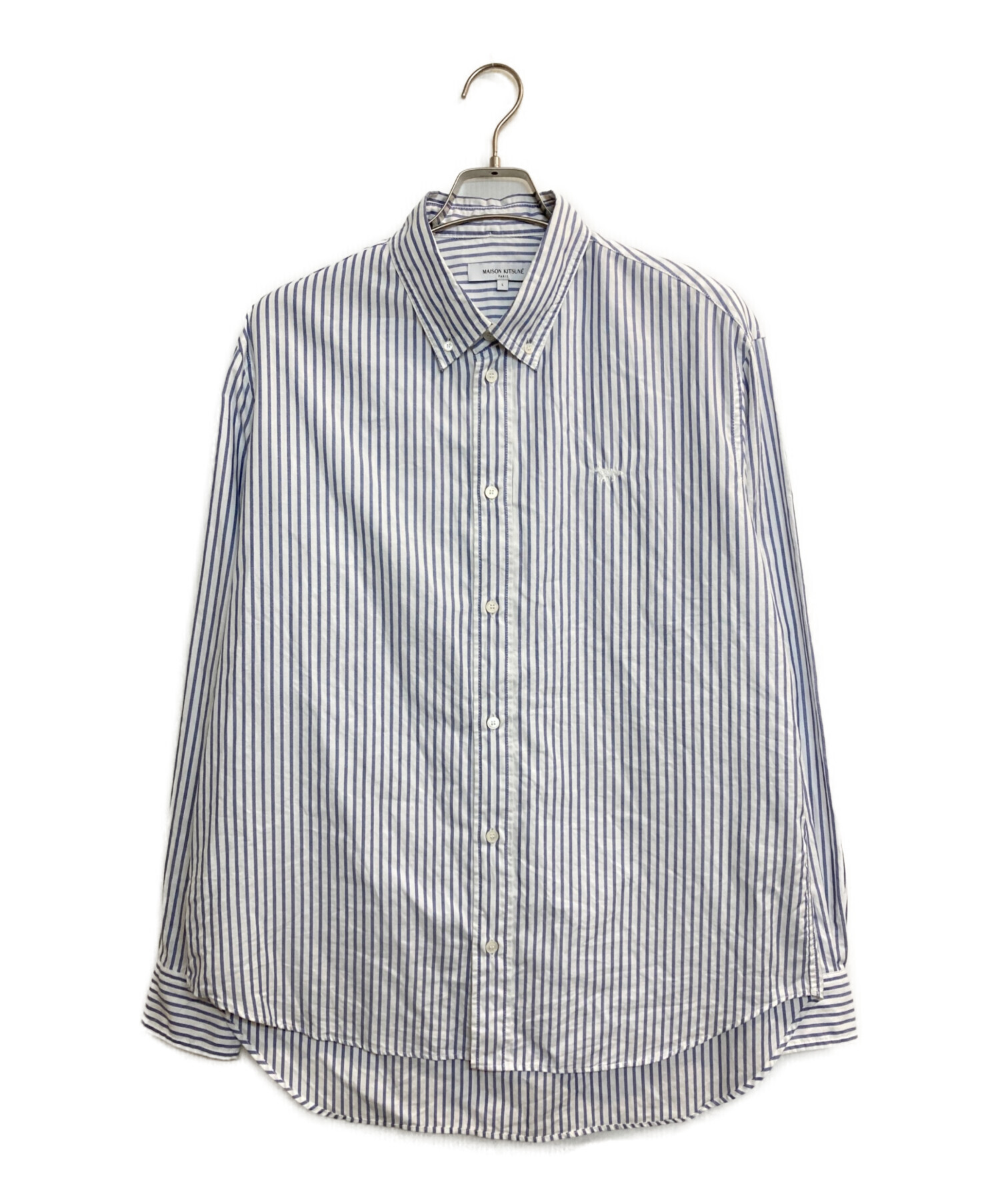 中古・古着通販】MAISON KITSUNE (メゾンキツネ) ストライプシャツ
