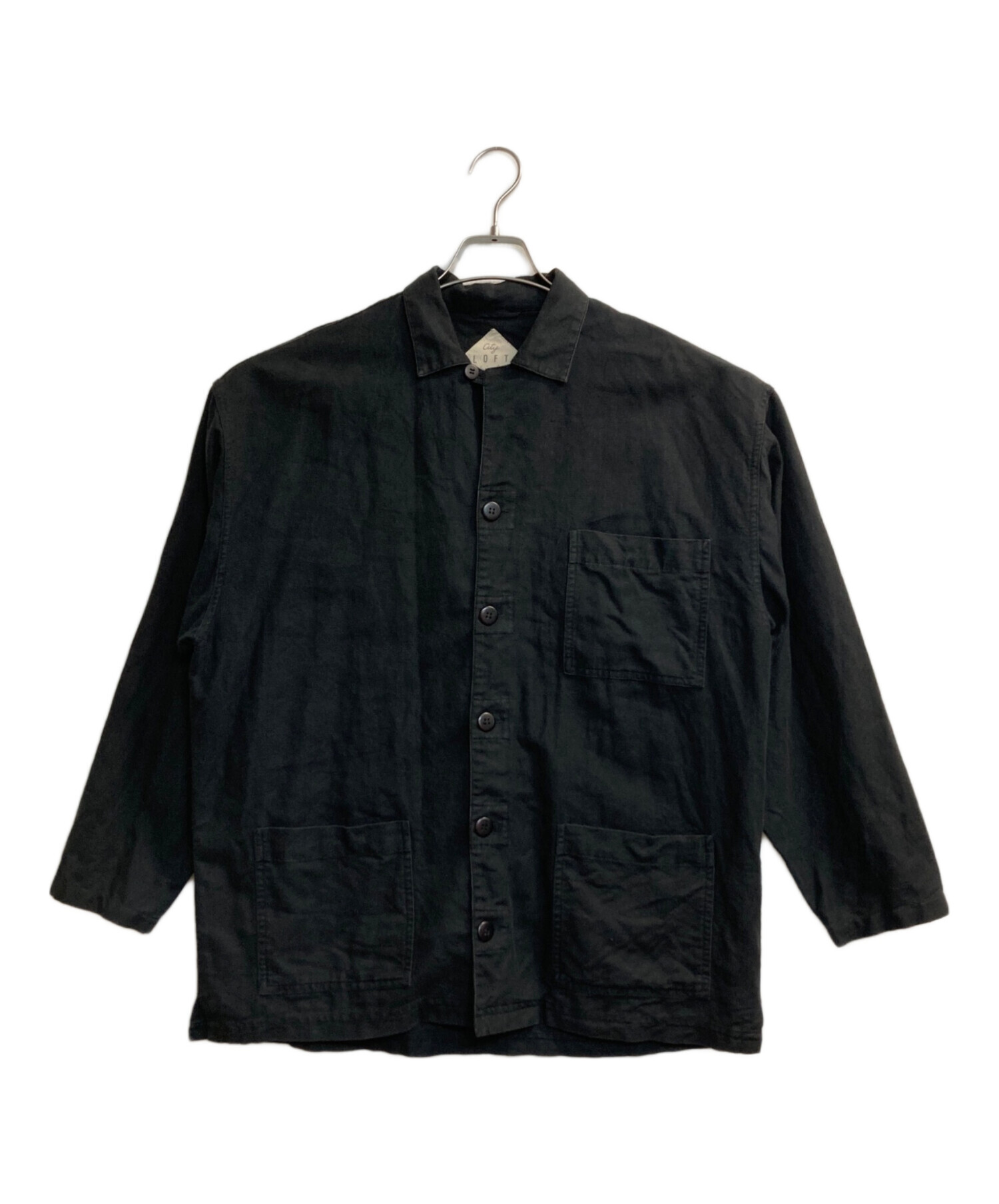 中古・古着通販】CITY LOFT (シティロフト) Linen coton work jacket 