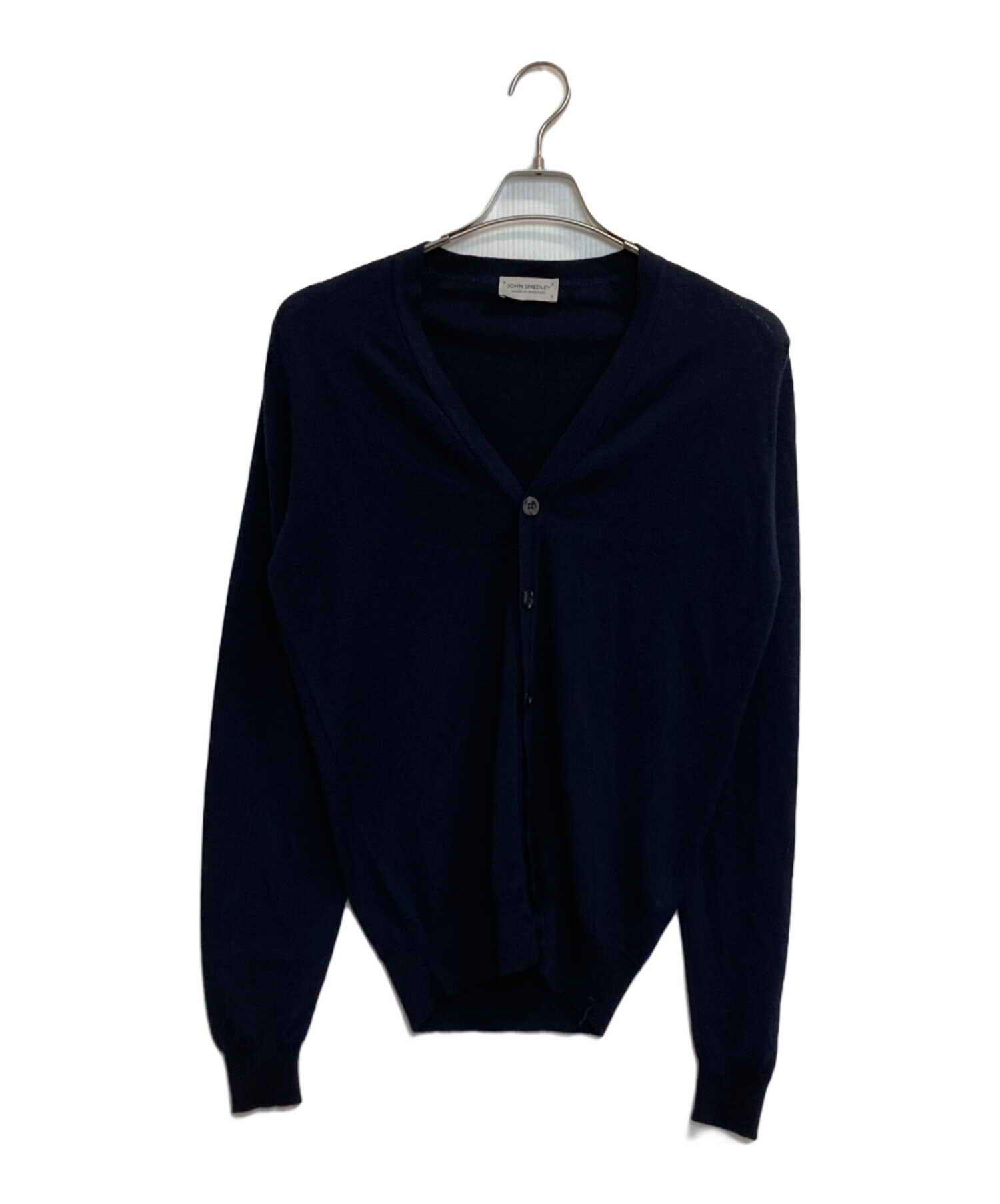 JOHN SMEDLEY カーディガン　濃紺 中古・古着通販】JOHN SMEDLEY (ジョンスメドレー) ニットカーディガン