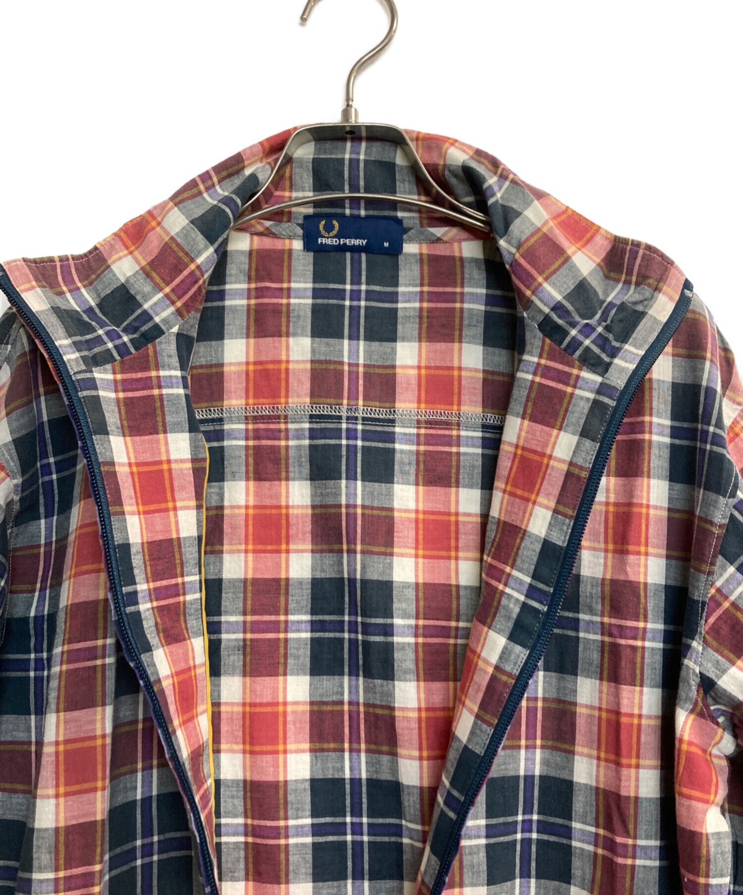 中古・古着通販】FRED PERRY (フレッドペリー) チェックシャツブルゾン