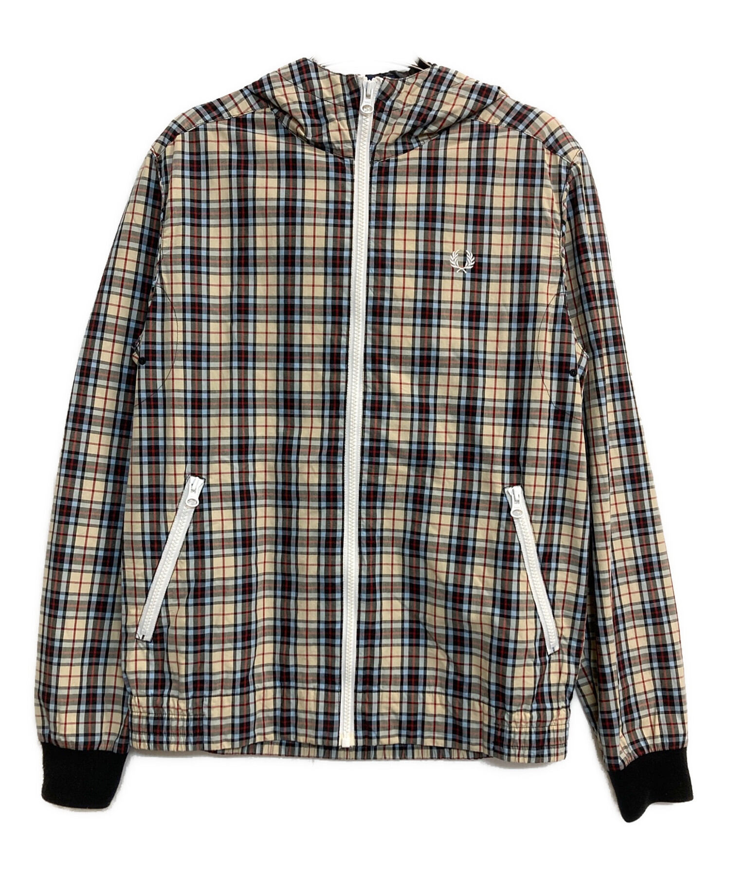 中古・古着通販】FRED PERRY (フレッドペリー) チェックフーデッド