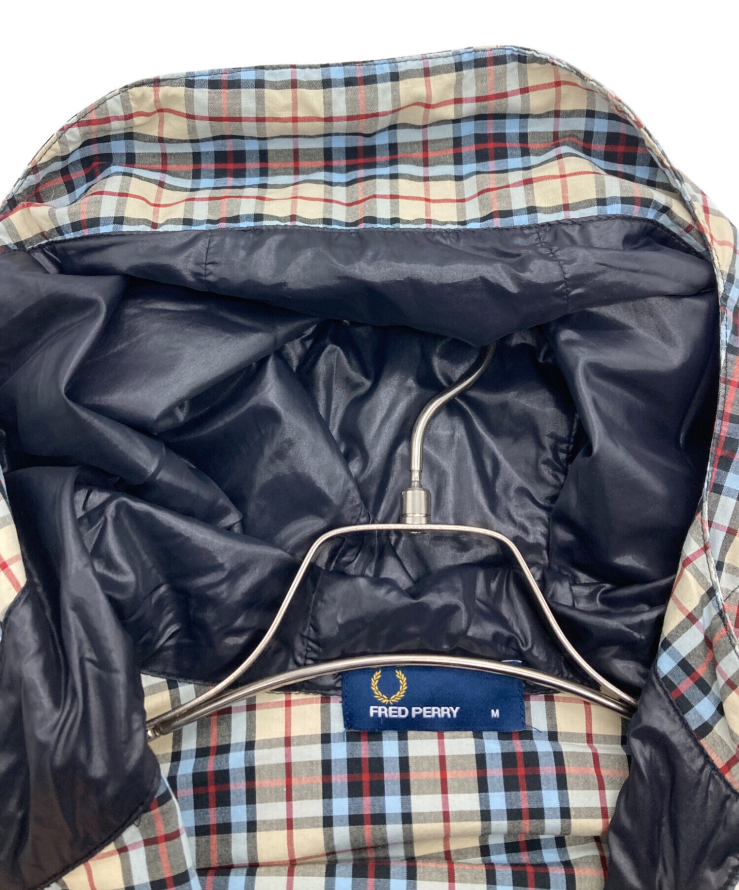 中古・古着通販】FRED PERRY (フレッドペリー) チェックフーデッド