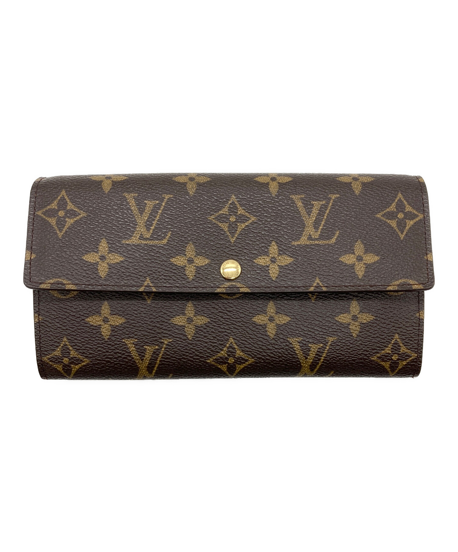 中古・古着通販】LOUIS VUITTON (ルイ ヴィトン) 長財布 ブラウン