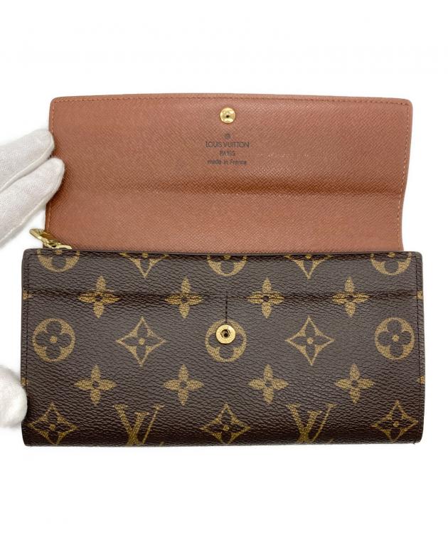 中古・古着通販】LOUIS VUITTON (ルイ ヴィトン) 長財布 ブラウン