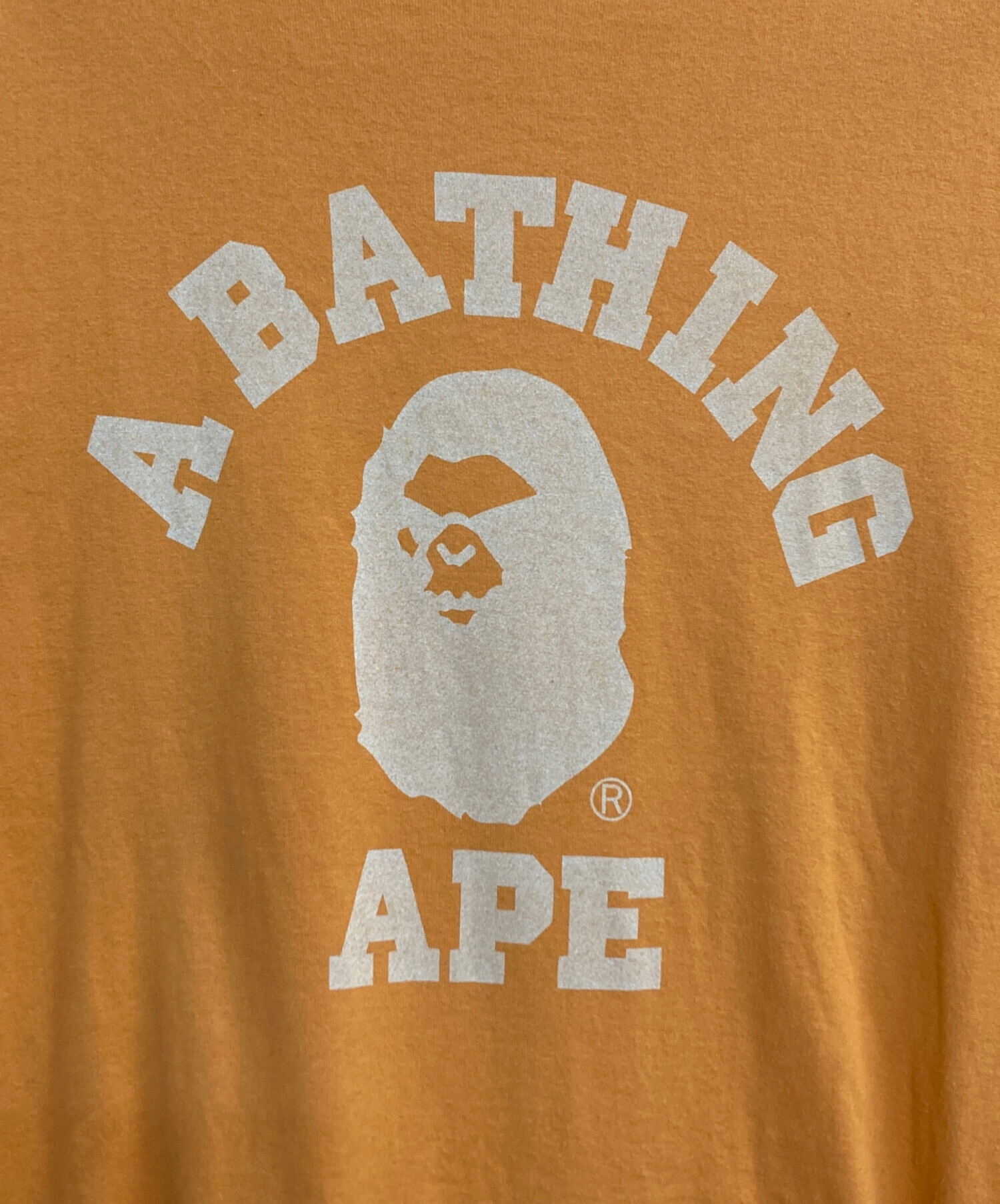 中古・古着通販】A BATHING APE (アベイシングエイプ) ロゴTシャツ